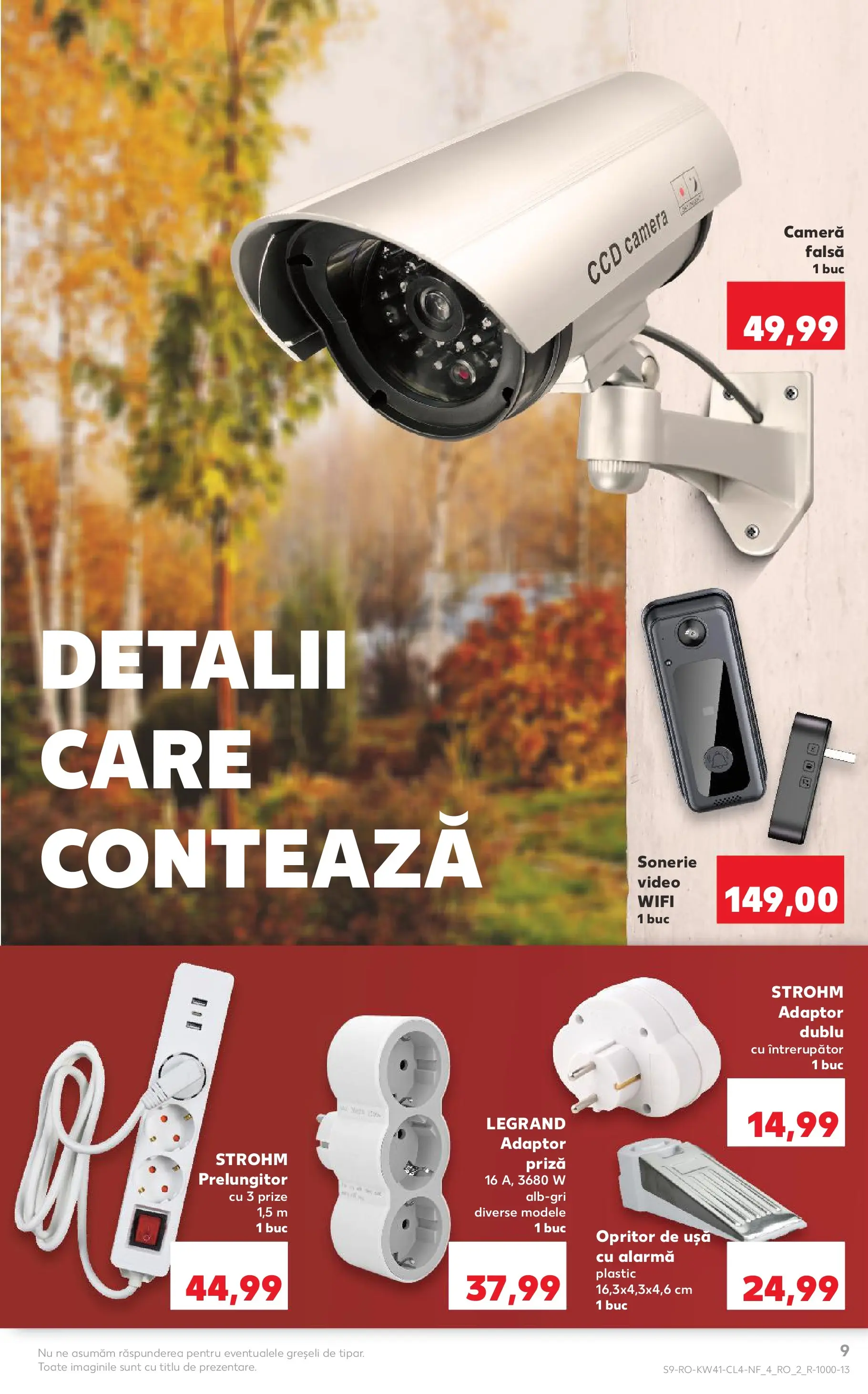 Catalog Kaufland 7 - 13 Octombrie 2025 | Pagina 9 | Produse: Video, Cameră, Adaptor, Ușă