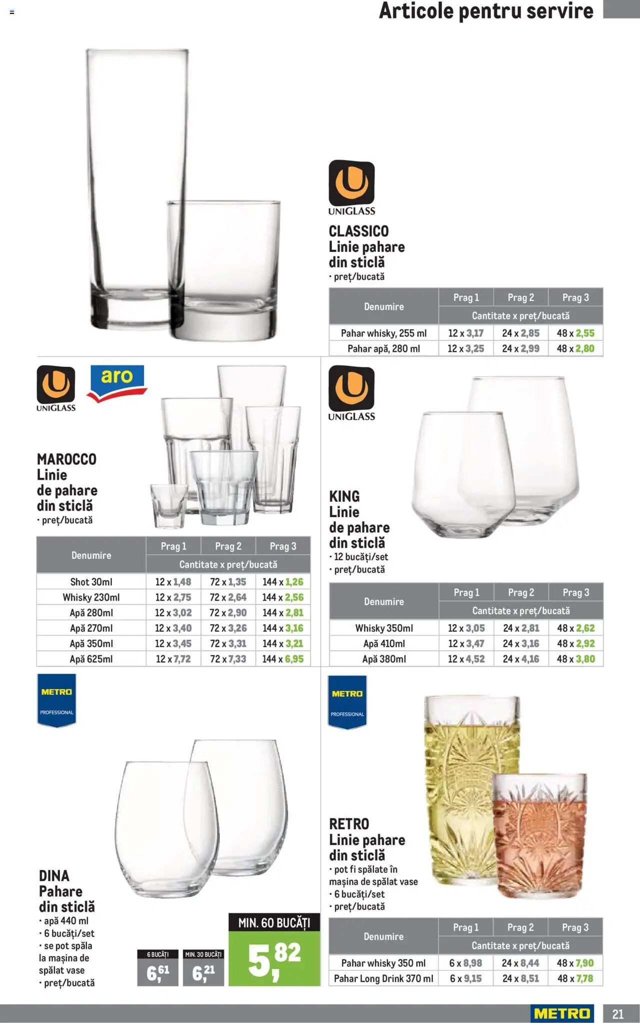 Catalog METRO 1 Octombrie 2025 - 3 Ianuarie 2026 | Pagina 21 | Produse: Mașină De Spălat, Mașină De Spălat Vase, Pahare, Apă