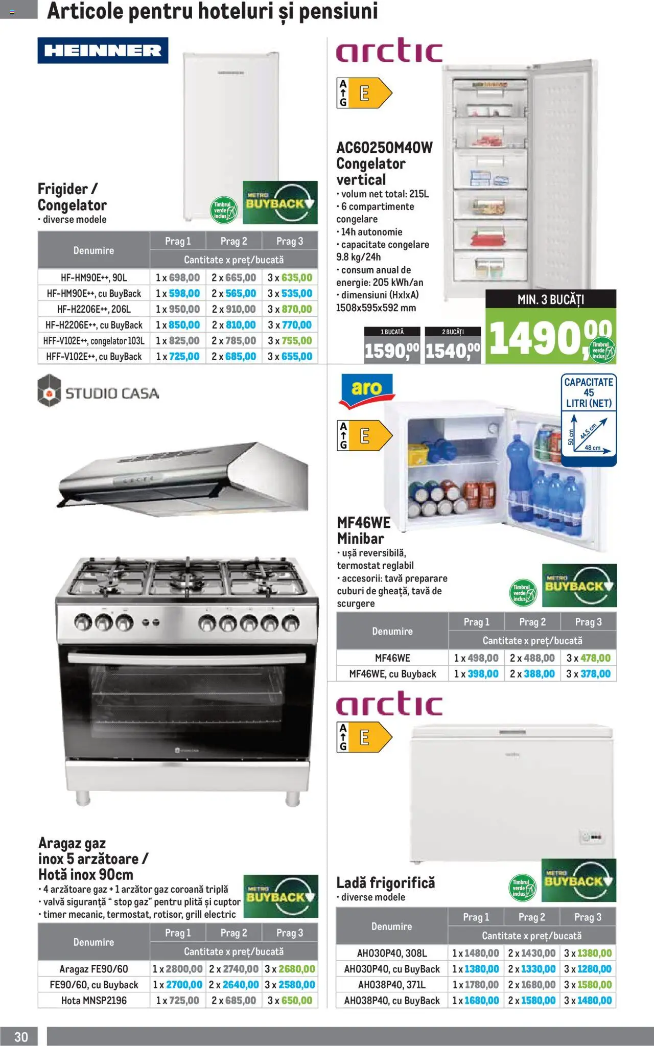 Catalog METRO 1 Octombrie 2025 - 3 Ianuarie 2026 | Pagina 30 | Produse: Congelator, Cuptor, Grill, Ladă frigorifică