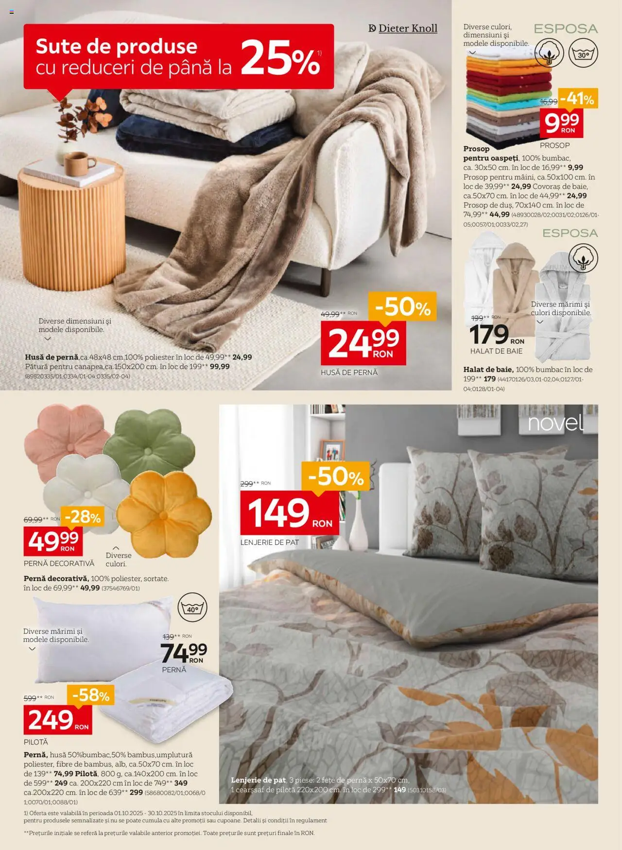 Catalog XXXLutz 6 Octombrie - 1 Noiembrie 2025 | Pagina 14 | Produse: Pat, Lenjerie de pat, Pernă, Pătură