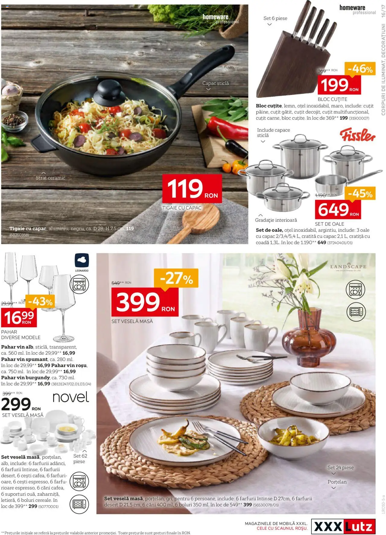 Catalog XXXLutz 6 Octombrie - 1 Noiembrie 2025 | Pagina 17 | Produse: Tigaie, Cratiță, Masă, Vin