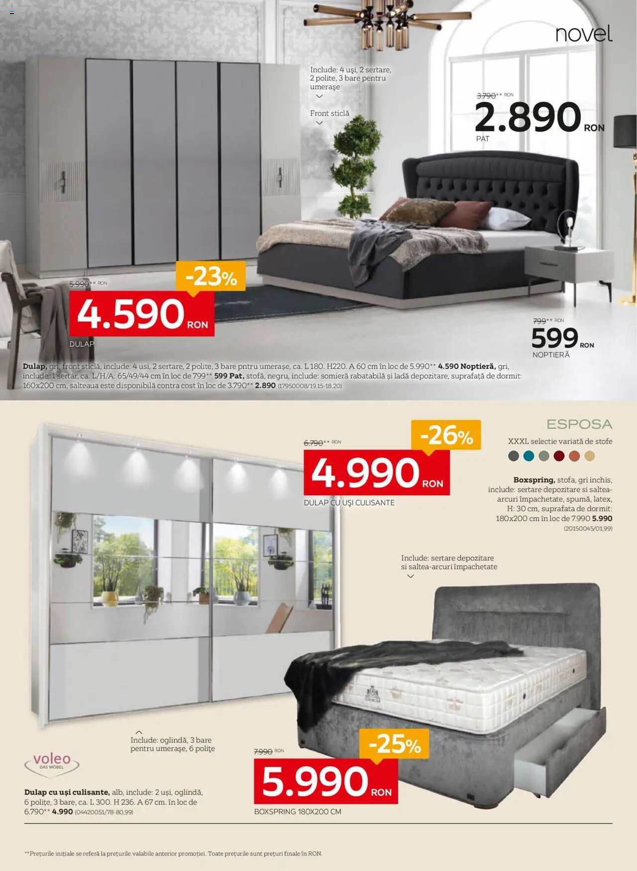 Catalog XXXLutz 6 Octombrie - 1 Noiembrie 2025 | Pagina 8 | Produse: Saltea, Noptieră
