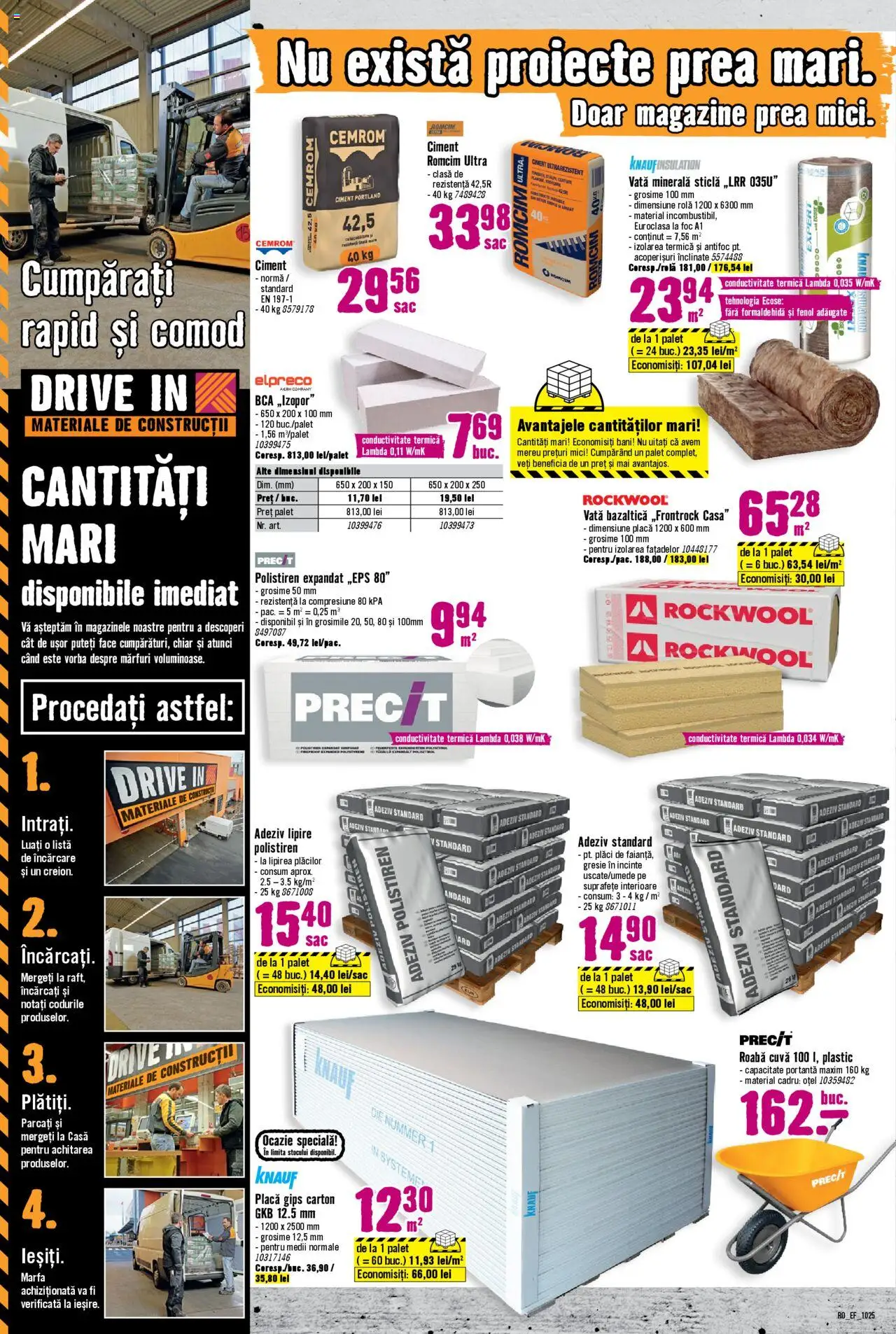 Catalog Hornbach 1 - 30 Octombrie 2025 | Pagina 10 | Produse: Mici, Roabă, Polistiren, Adeziv