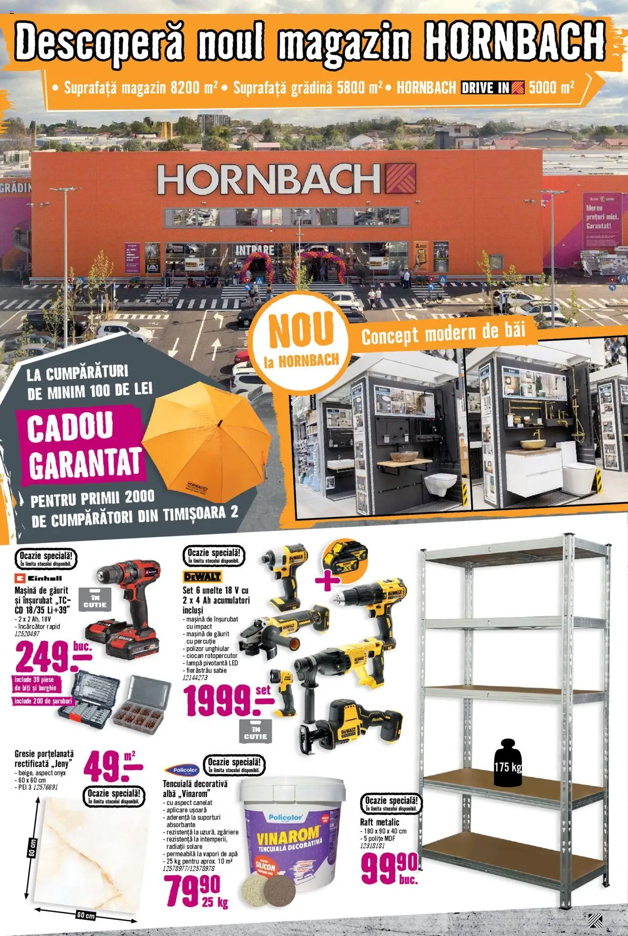 Catalog Hornbach 1 - 30 Octombrie 2025 | Pagina 3 | Produse: Gresie, Cutie, Lampă, Peluş Köpek Yatağı