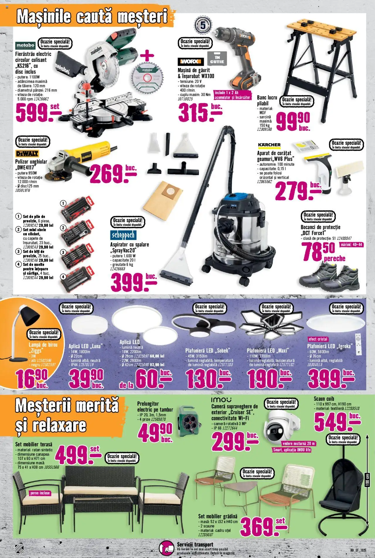 Catalog Hornbach 1 - 30 Octombrie 2025 | Pagina 8 | Produse: Cameră, Scaun, Lampă, Lampă De Birou