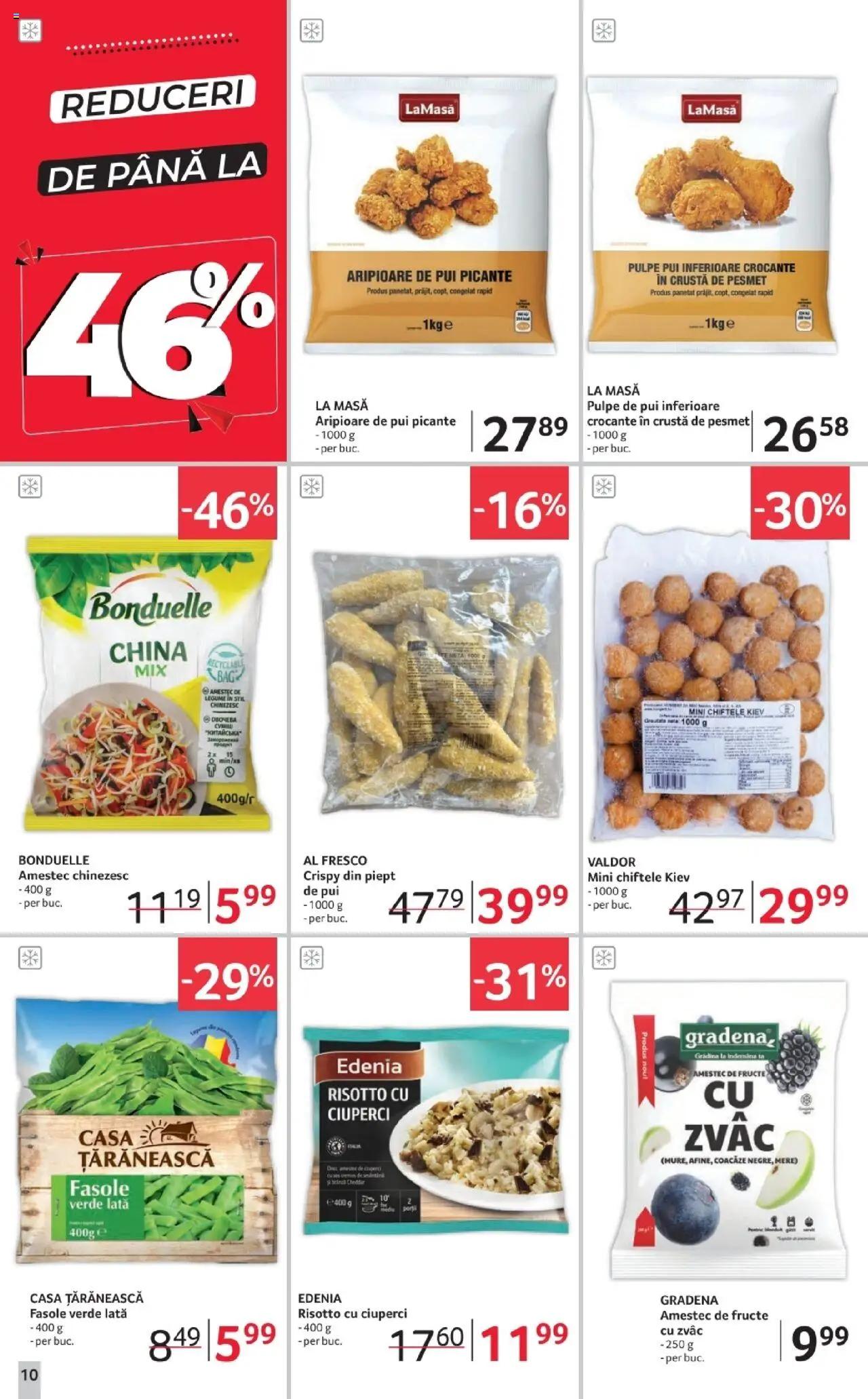 Catalog Selgros 3 - 15 Octombrie 2025 | Pagina 10 | Produse: Masă, Mere, Fasole verde, Chiftele