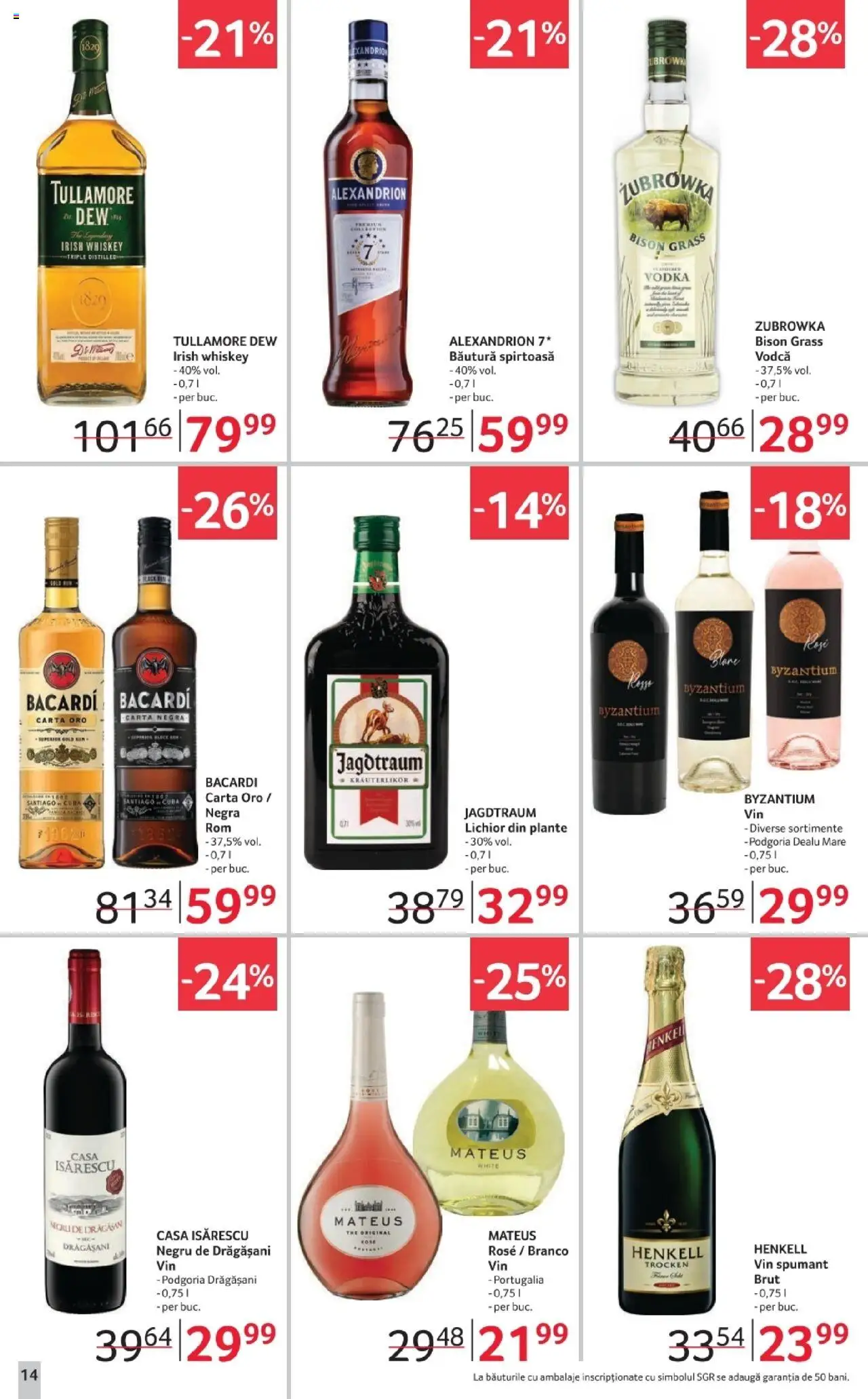 Catalog Selgros 3 - 15 Octombrie 2025 | Pagina 14 | Produse: Su ısıtıcı, Lichior, Vin, Whiskey