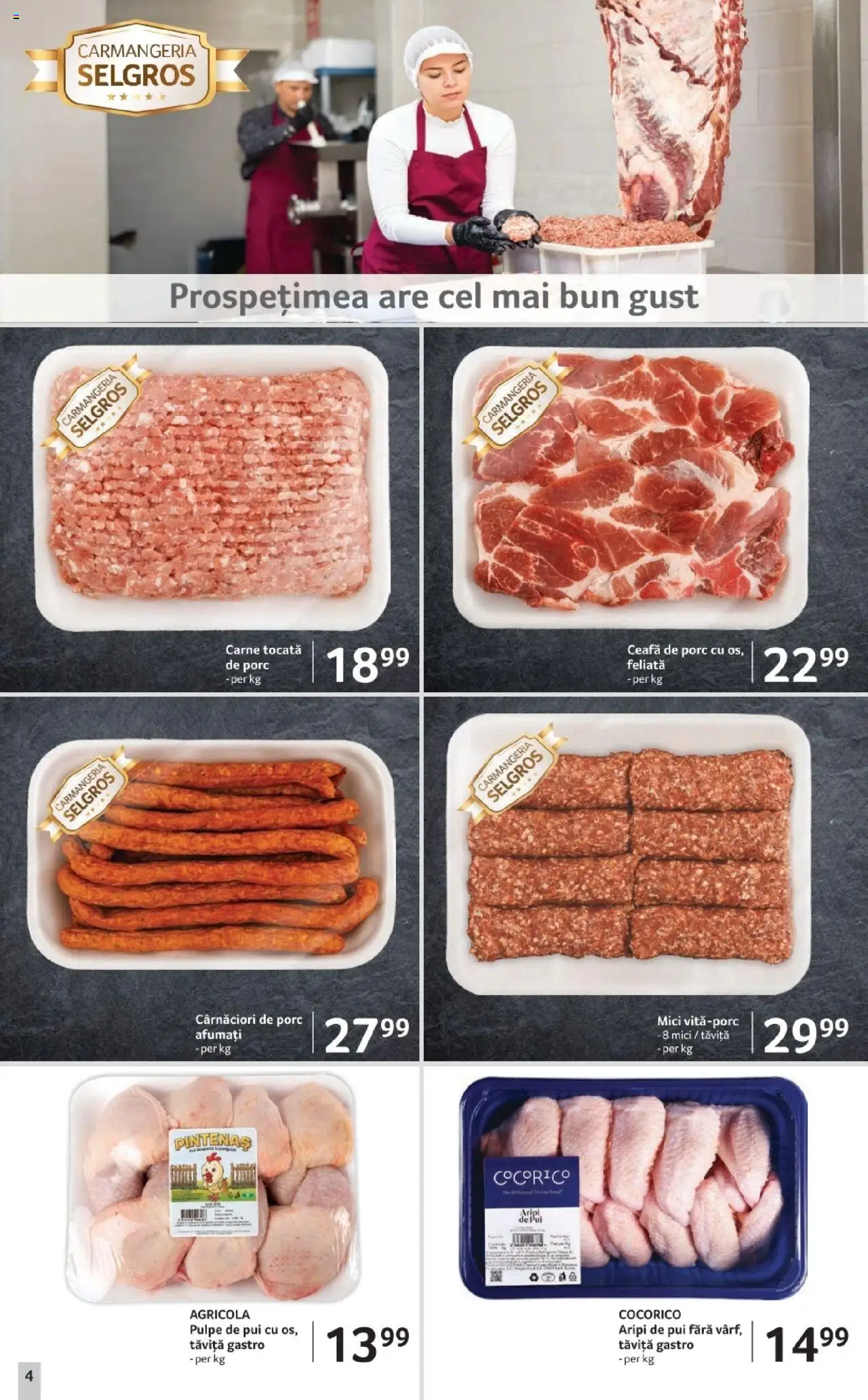 Catalog Selgros 3 - 15 Octombrie 2025 | Pagina 4 | Produse: Keçeli kalem, Hacıyatmaz Kedi Oyuncağı, Mici, Carne tocată