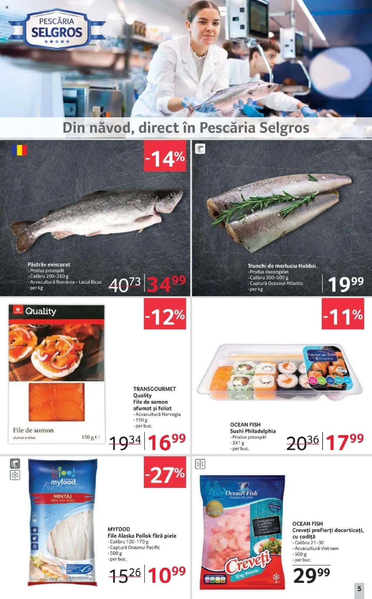 Catalog Selgros 3 - 15 Octombrie 2025 | Pagina 5 | Produse: Sushi