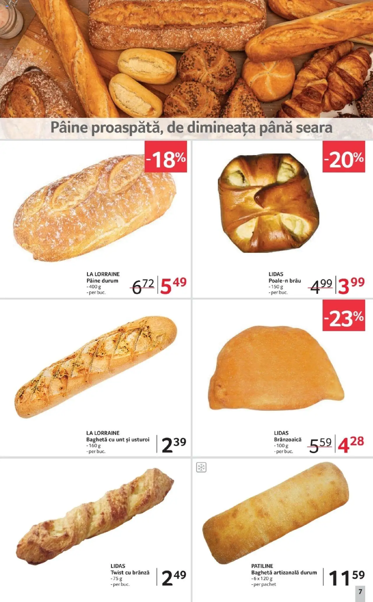Catalog Selgros 3 - 15 Octombrie 2025 | Pagina 7 | Produse: Unt, Brânză, Pâine, Usturoi
