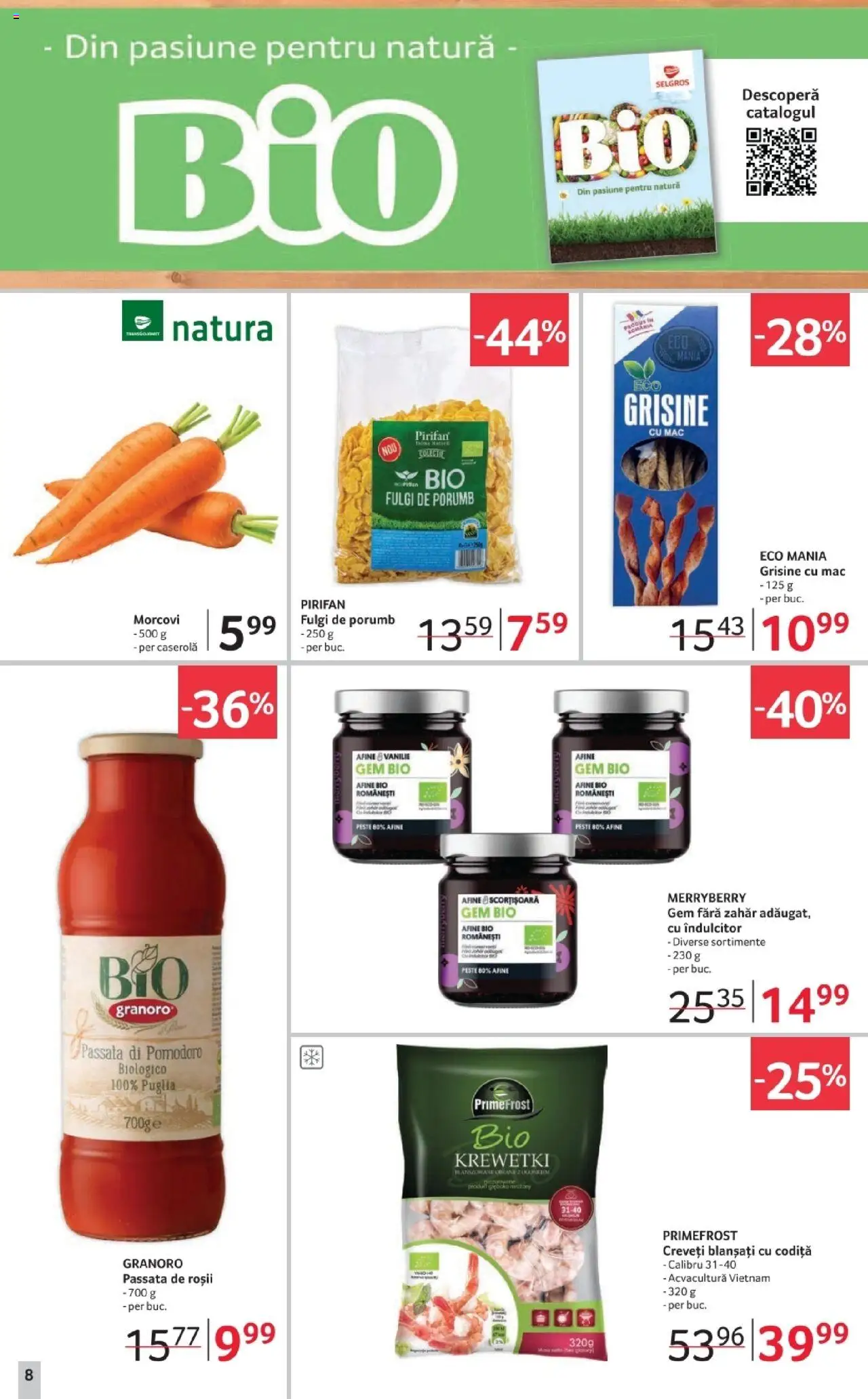 Catalog Selgros 3 - 15 Octombrie 2025 | Pagina 8 | Produse: Afine, Roșii, Pește, Fulgi