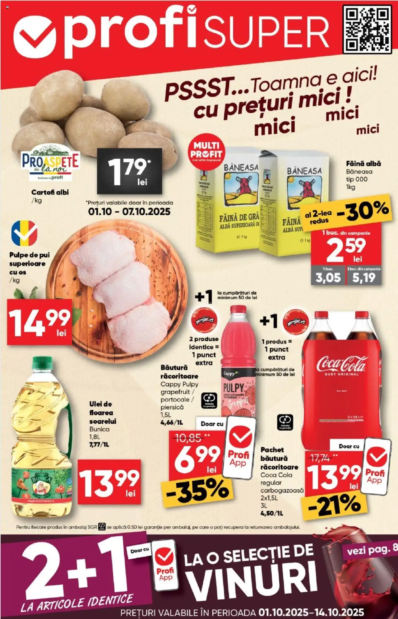 Catalog Profi 1 - 13 Octombrie 2025 | Pagina 1 | Produse: Mici, Amerikan servis, Portocale, Cartofi