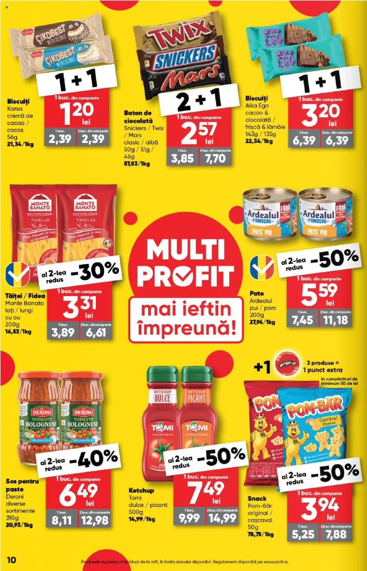Catalog Profi 1 - 13 Octombrie 2025 | Pagina 10 | Produse: Paste, Ketchup, Biscuiți, Lămâie