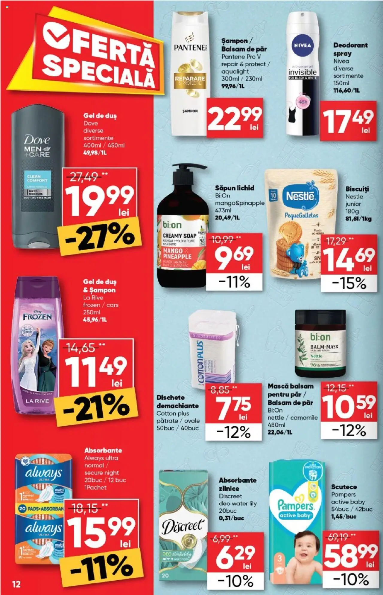 Catalog Profi 1 - 13 Octombrie 2025 | Pagina 12 | Produse: Balsam, Deodorant, Scutece, Mango