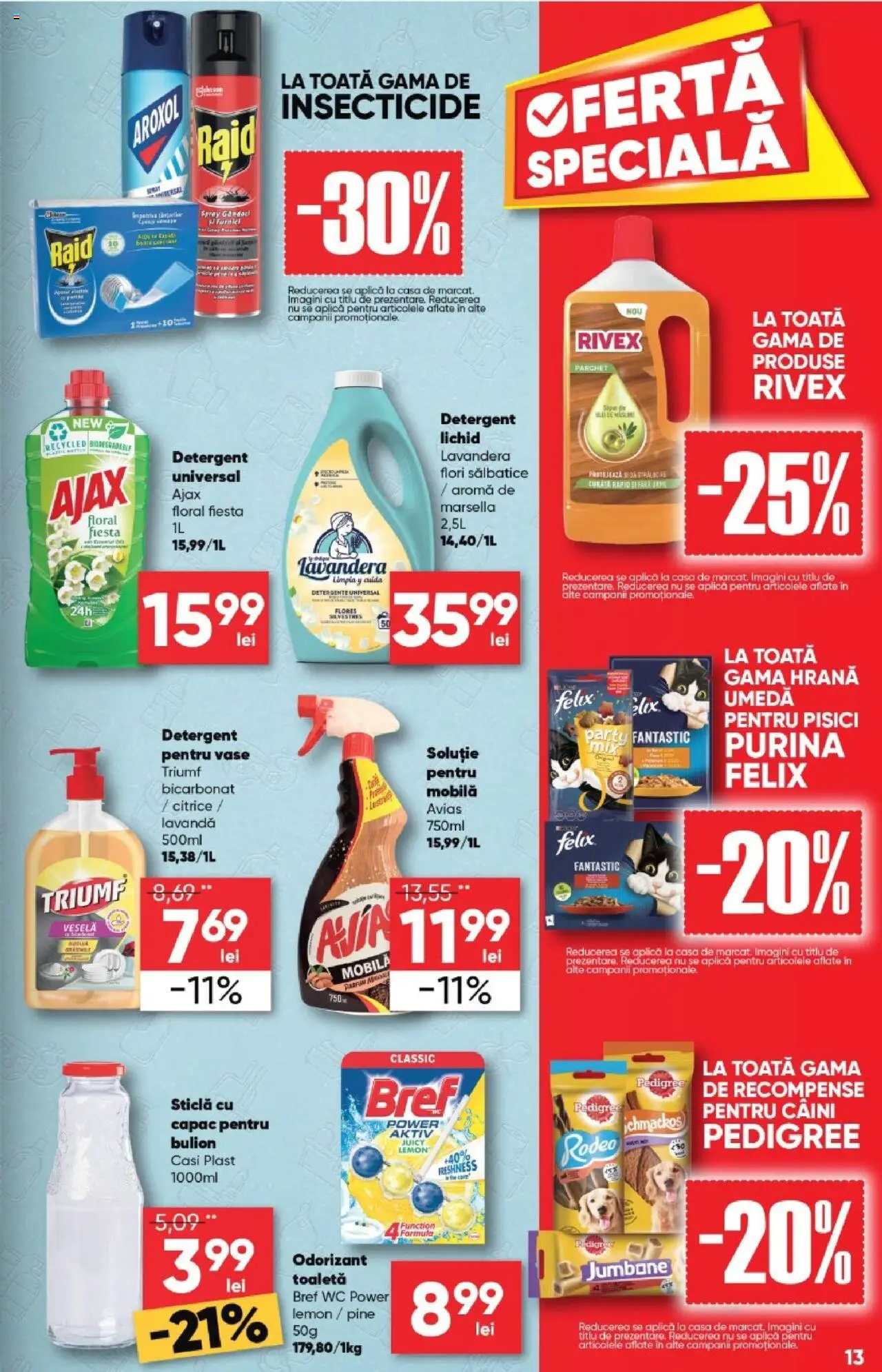 Catalog Profi 1 - 13 Octombrie 2025 | Pagina 13 | Produse: Parchet, Toaletă, Detergent, Odorizant toaletă