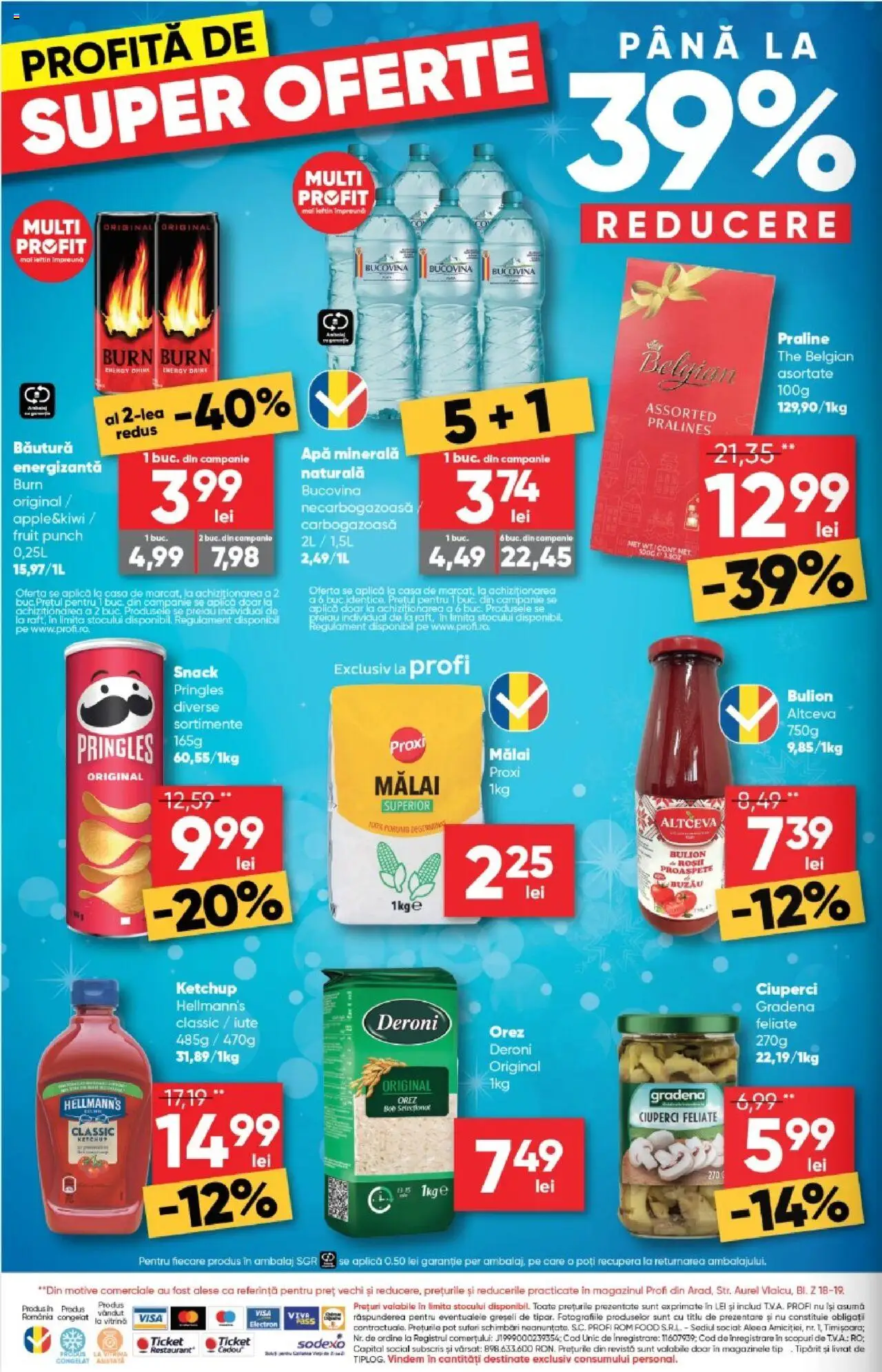 Catalog Profi 1 - 13 Octombrie 2025 | Pagina 16 | Produse: Vitrină, Praline, Ketchup, Apă