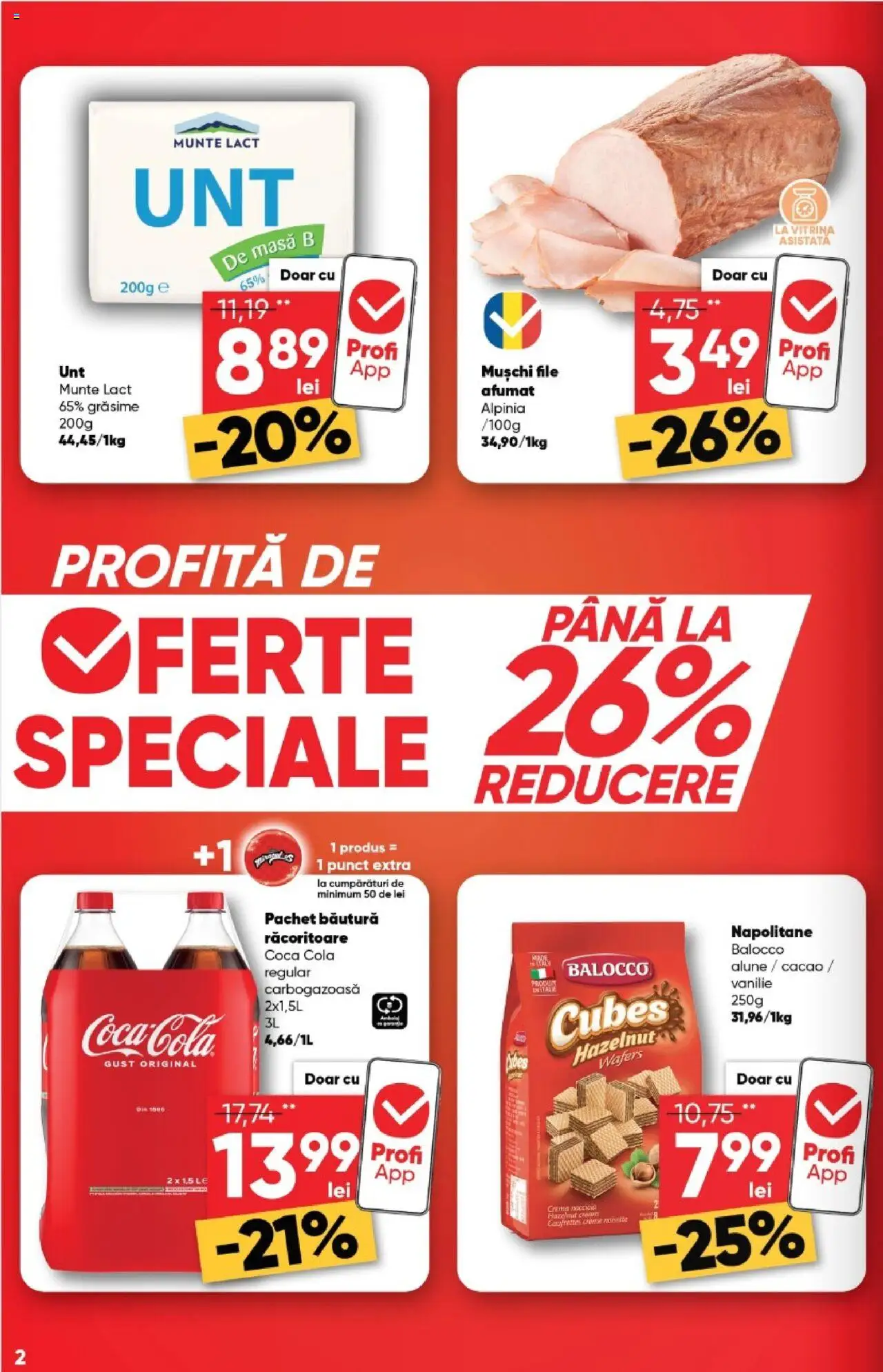 Catalog Profi 1 - 13 Octombrie 2025 | Pagina 2 | Produse: Masă, Vitrină, Napolitane, Cremă