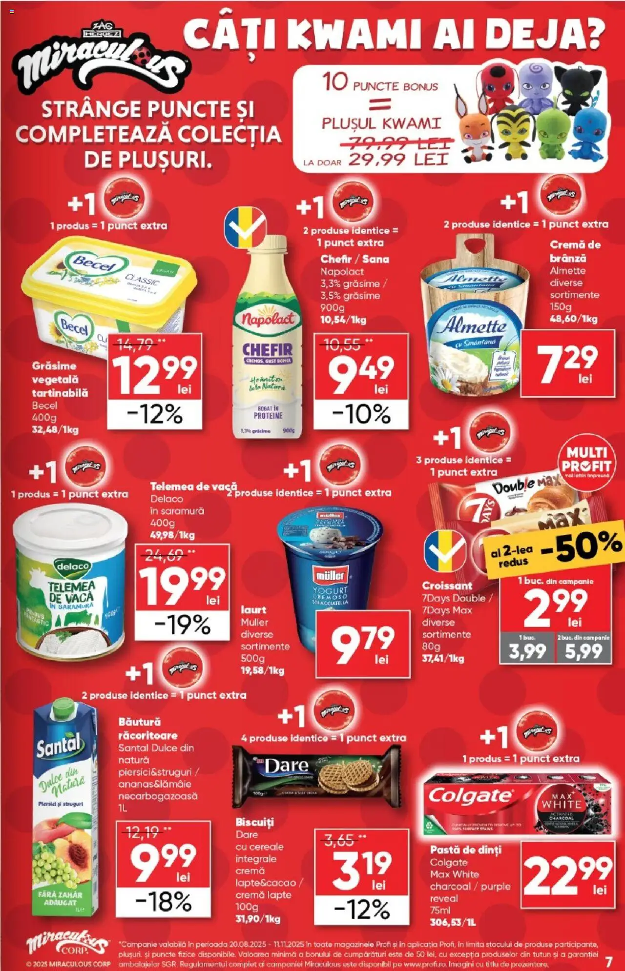 Catalog Profi 1 - 13 Octombrie 2025 | Pagina 7 | Produse: Masaüstü kılıfı, Lapte, Pastă de dinți, Biscuiți