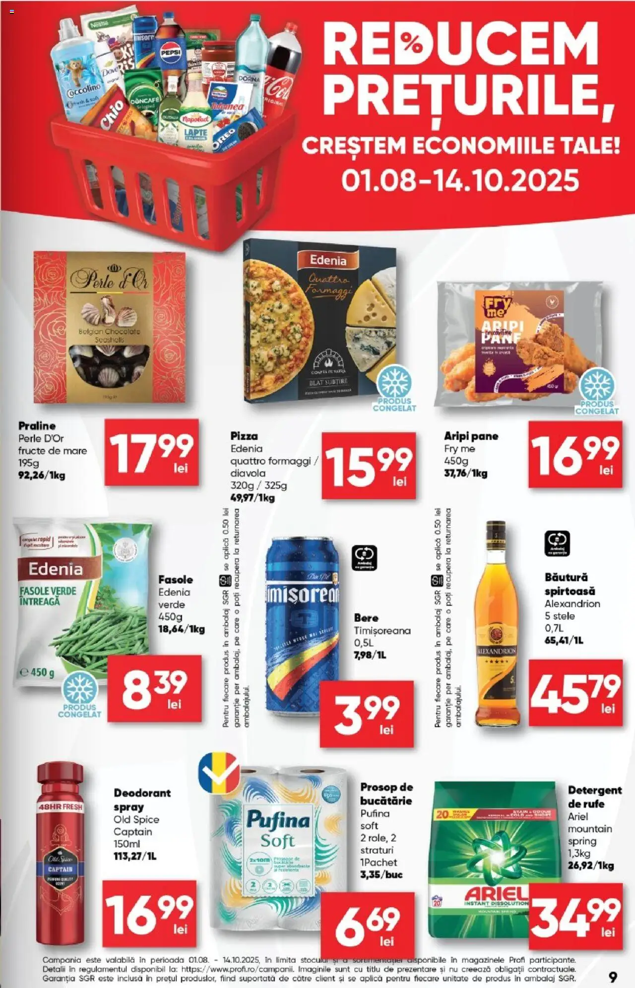 Catalog Profi 1 - 13 Octombrie 2025 | Pagina 9 | Produse: Akrilik boya, Praline, Pizza, Deodorant