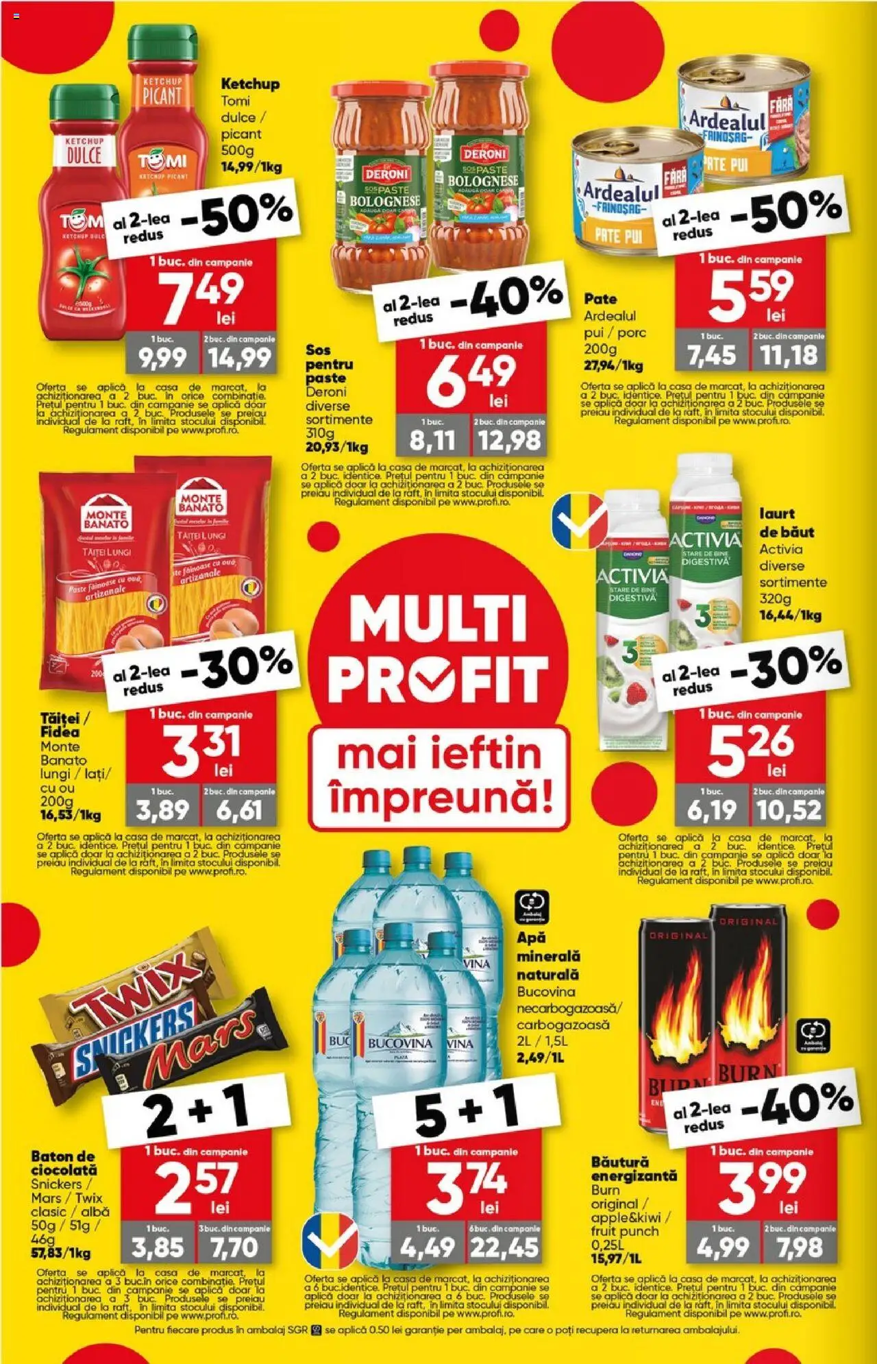 Catalog Profi 1 - 13 Octombrie 2025 | Pagina 2 | Produse: Hacıyatmaz Kedi Oyuncağı, Pate, Paste, Sos
