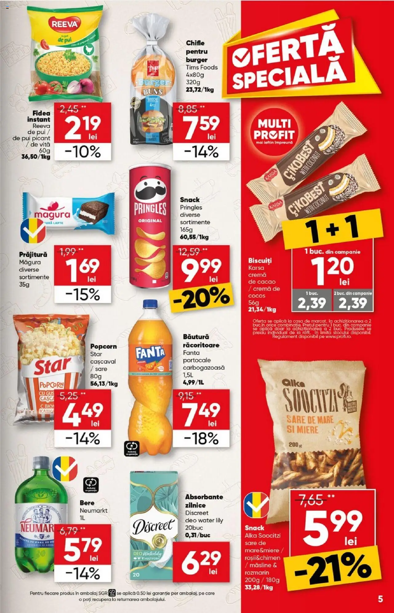 Catalog Profi 1 - 13 Octombrie 2025 | Pagina 5 | Produse: Cașcaval, Măsline, Portocale, Biscuiți