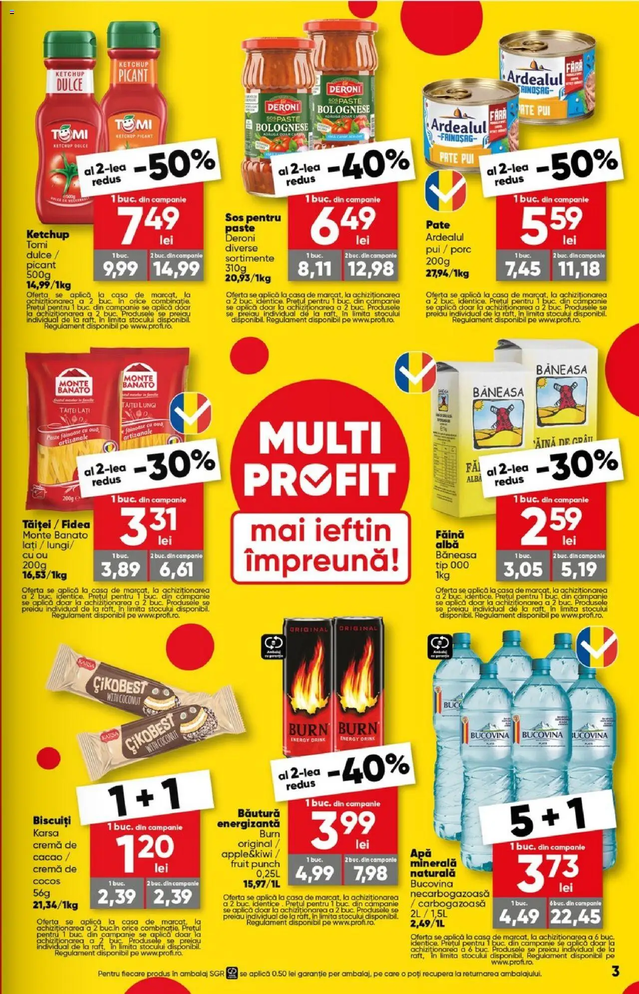Catalog Profi 1 - 13 Octombrie 2025 | Pagina 3 | Produse: Ouă, Ketchup, Cacao, Biscuiți