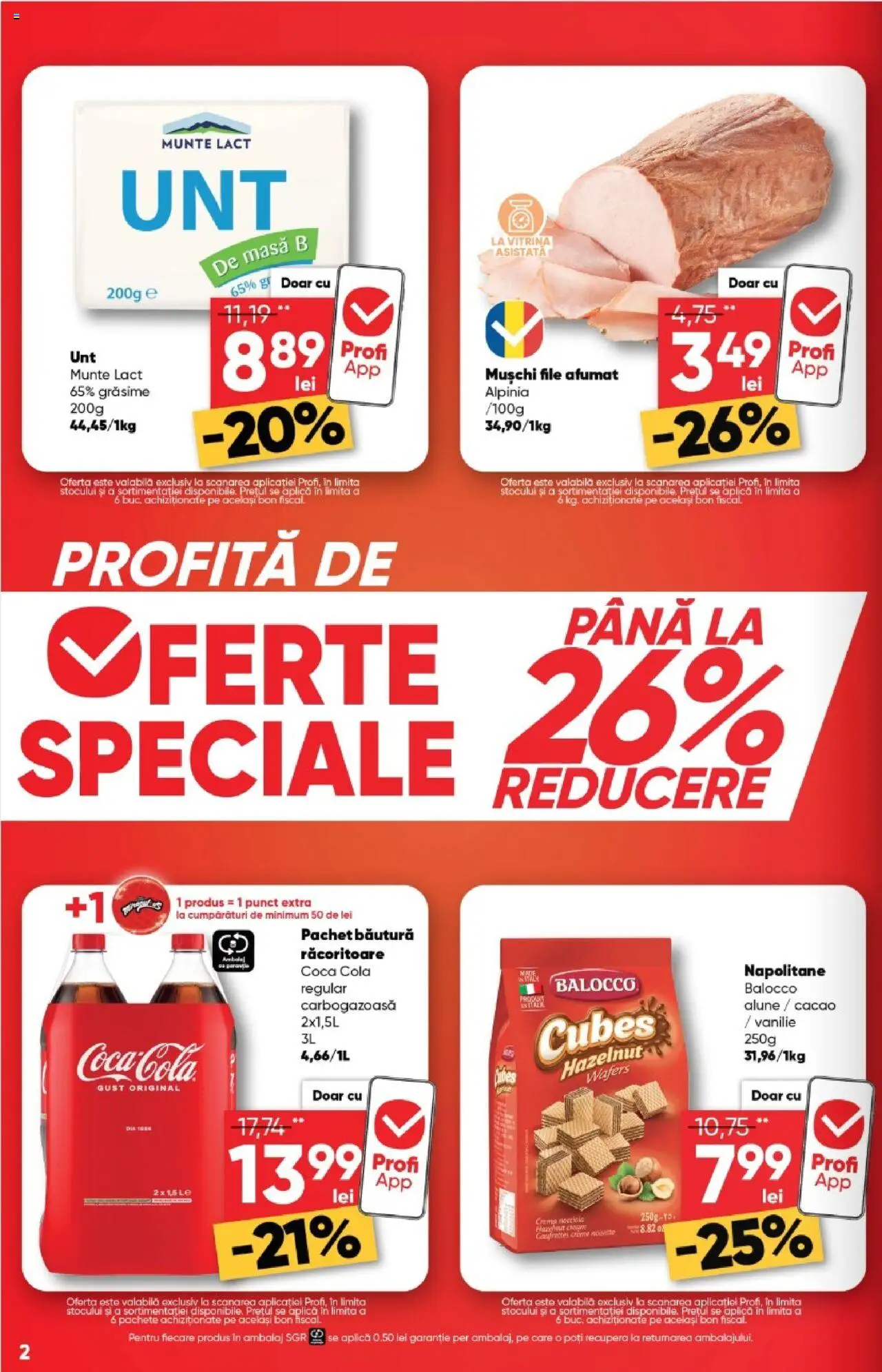 Catalog Profi 1 - 13 Octombrie 2025 | Pagina 2 | Produse: Vitrină, Napolitane, Amerikan servis, Cacao