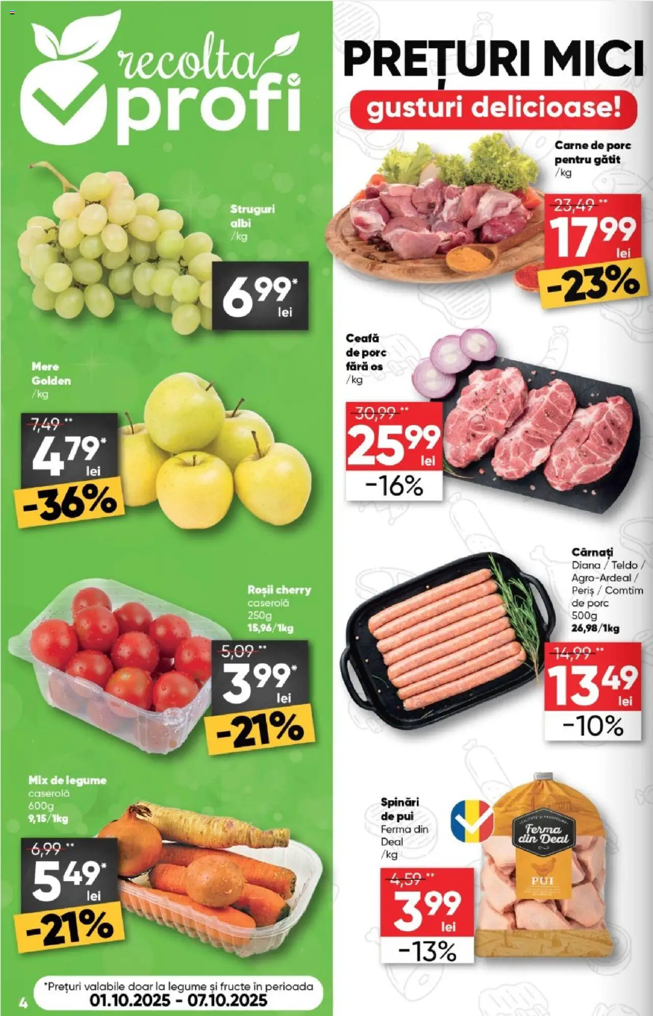 Catalog Profi 1 - 13 Octombrie 2025 | Pagina 4 | Produse: Keçeli kalem, Mici, Mere, Roșii