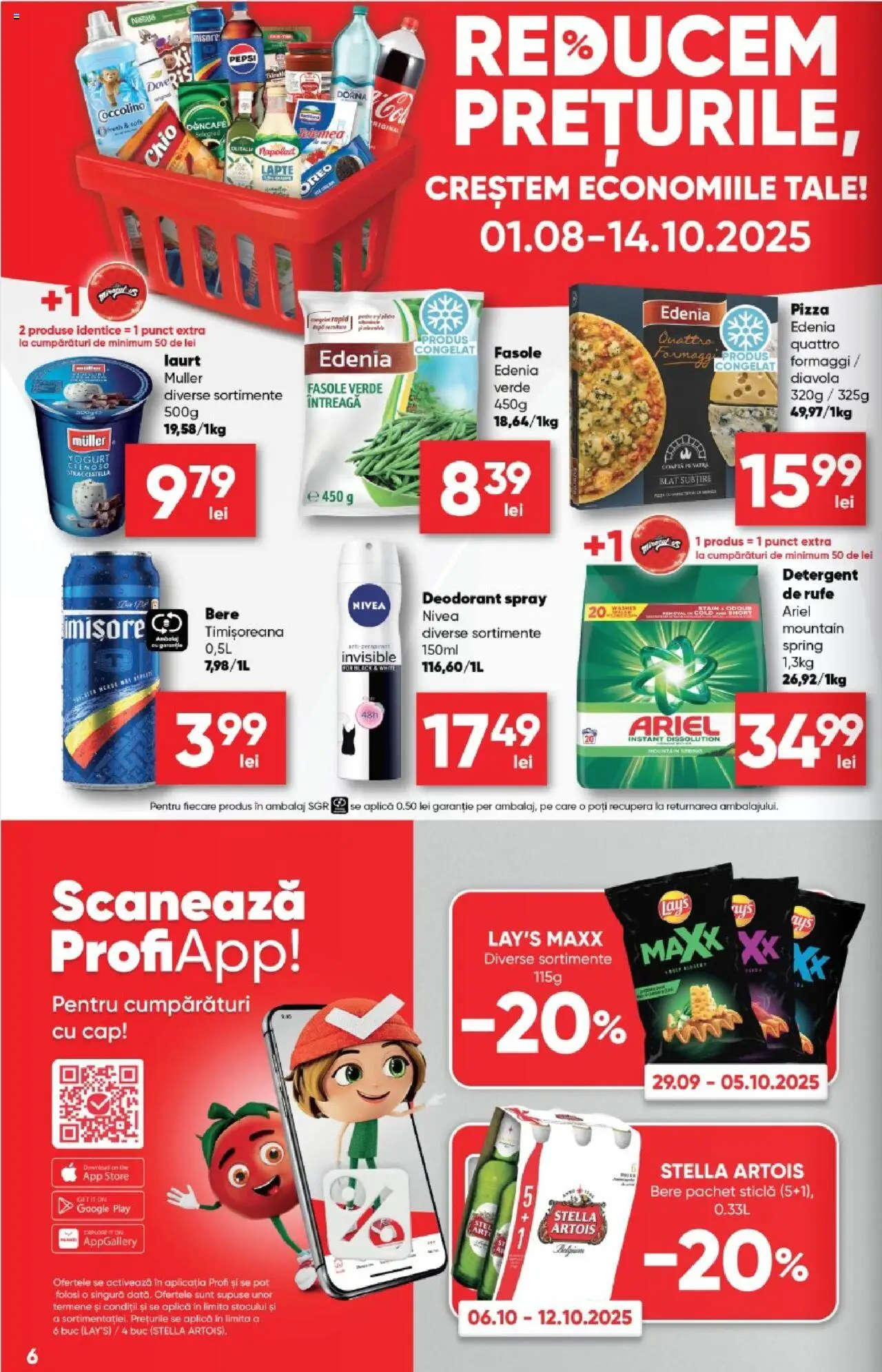 Catalog Profi 1 - 13 Octombrie 2025 | Pagina 6 | Produse: Bere, Deodorant, Detergent, Fasole verde