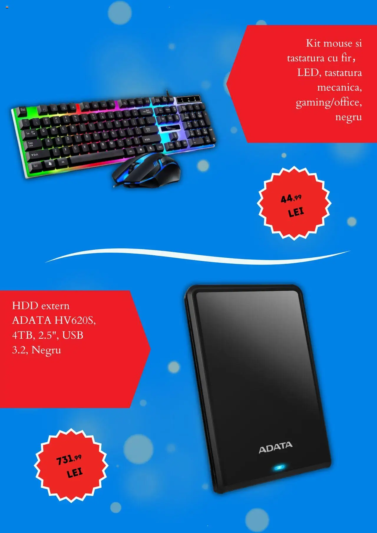 Catalog eMag 6 - 11 Octombrie 2025 | Pagina 7 | Produse: Mouse, Tastatură, Usb