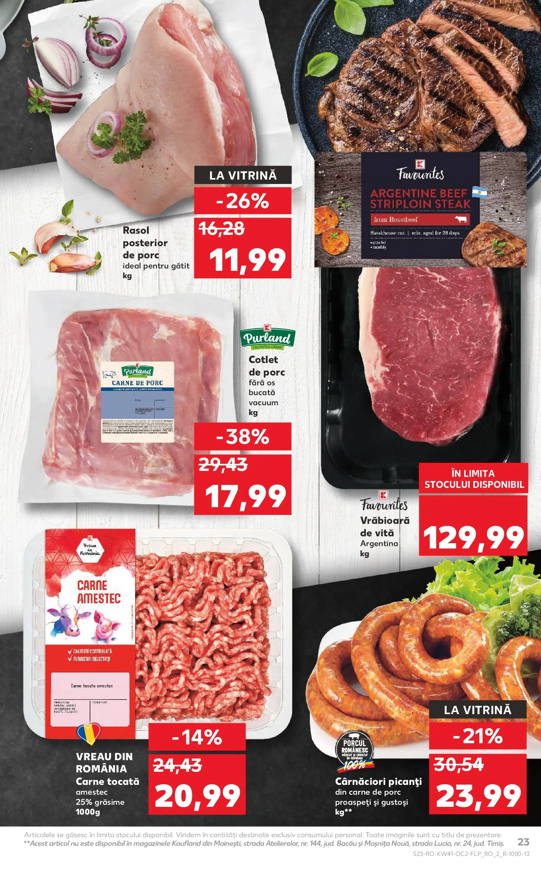 Catalog Kaufland 8 - 13 Octombrie 2025 | Pagina 23 | Produse: Lait de coco, Vitrină, Carne tocată, Rasol
