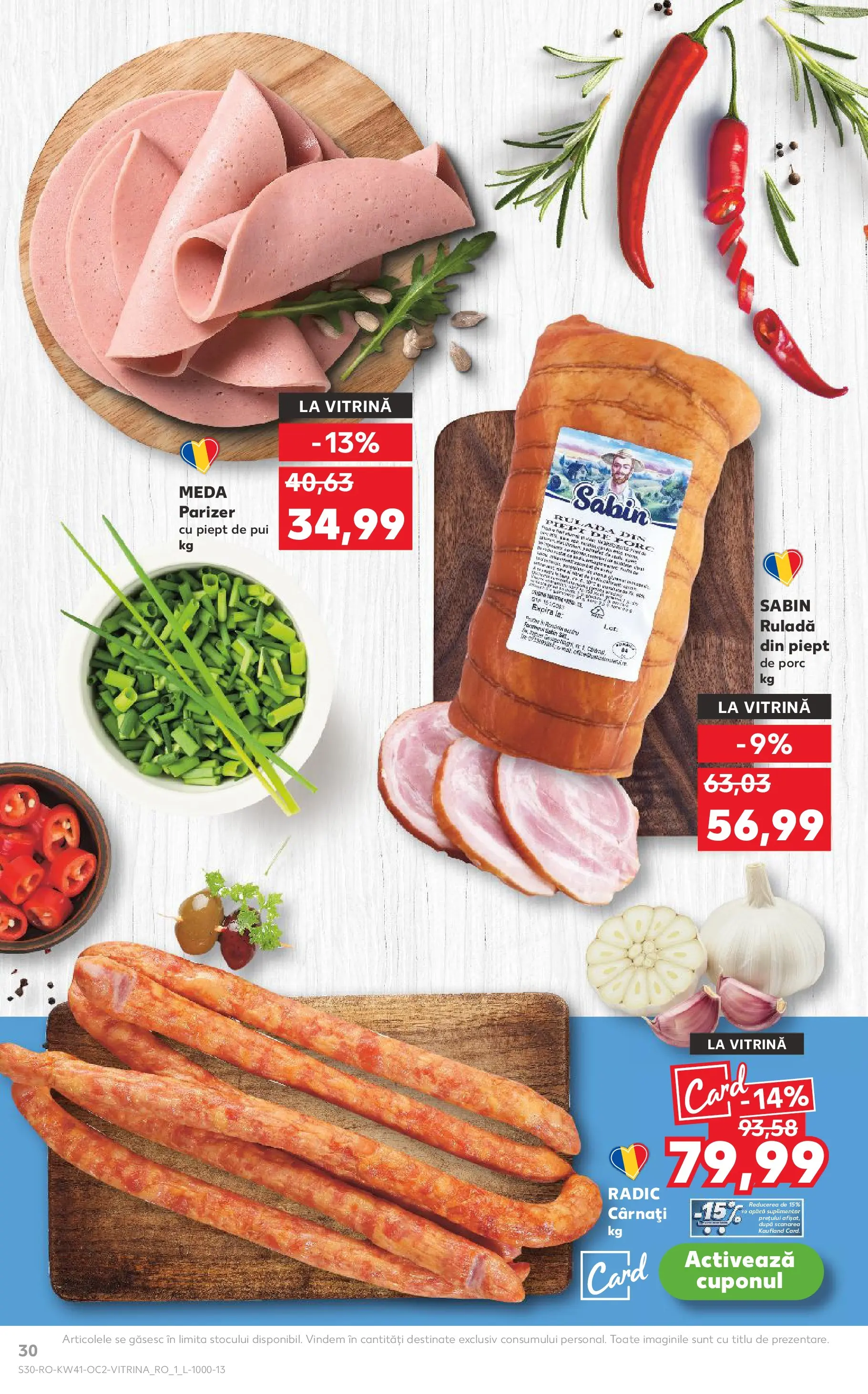 Catalog Kaufland 8 - 13 Octombrie 2025 | Pagina 30 | Produse: Hacıyatmaz Kedi Oyuncağı, Vitrină, Parizer, Cârnați