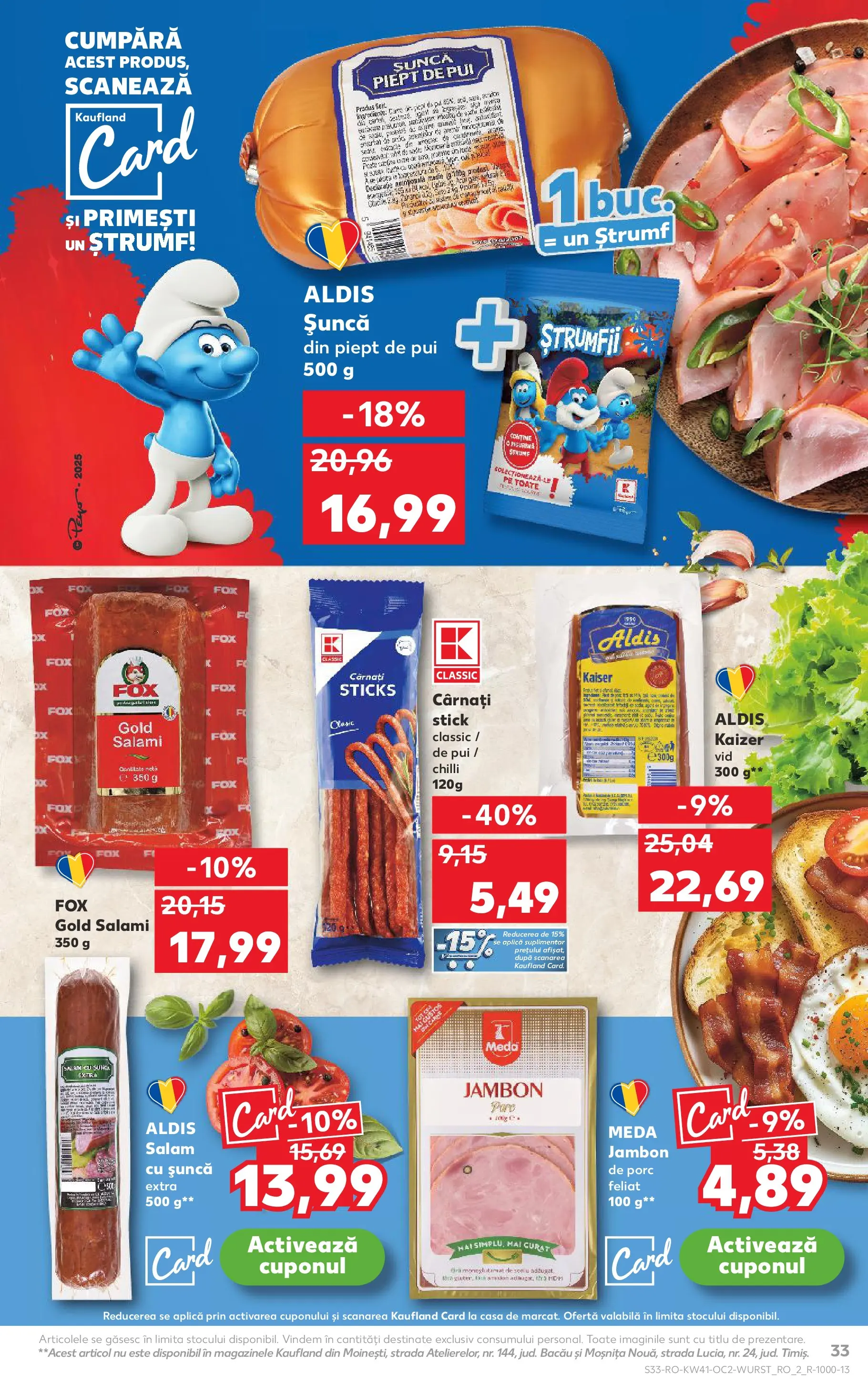 Catalog Kaufland 8 - 13 Octombrie 2025 | Pagina 33 | Produse: Chilli, Hacıyatmaz Kedi Oyuncağı, Salam, Șuncă