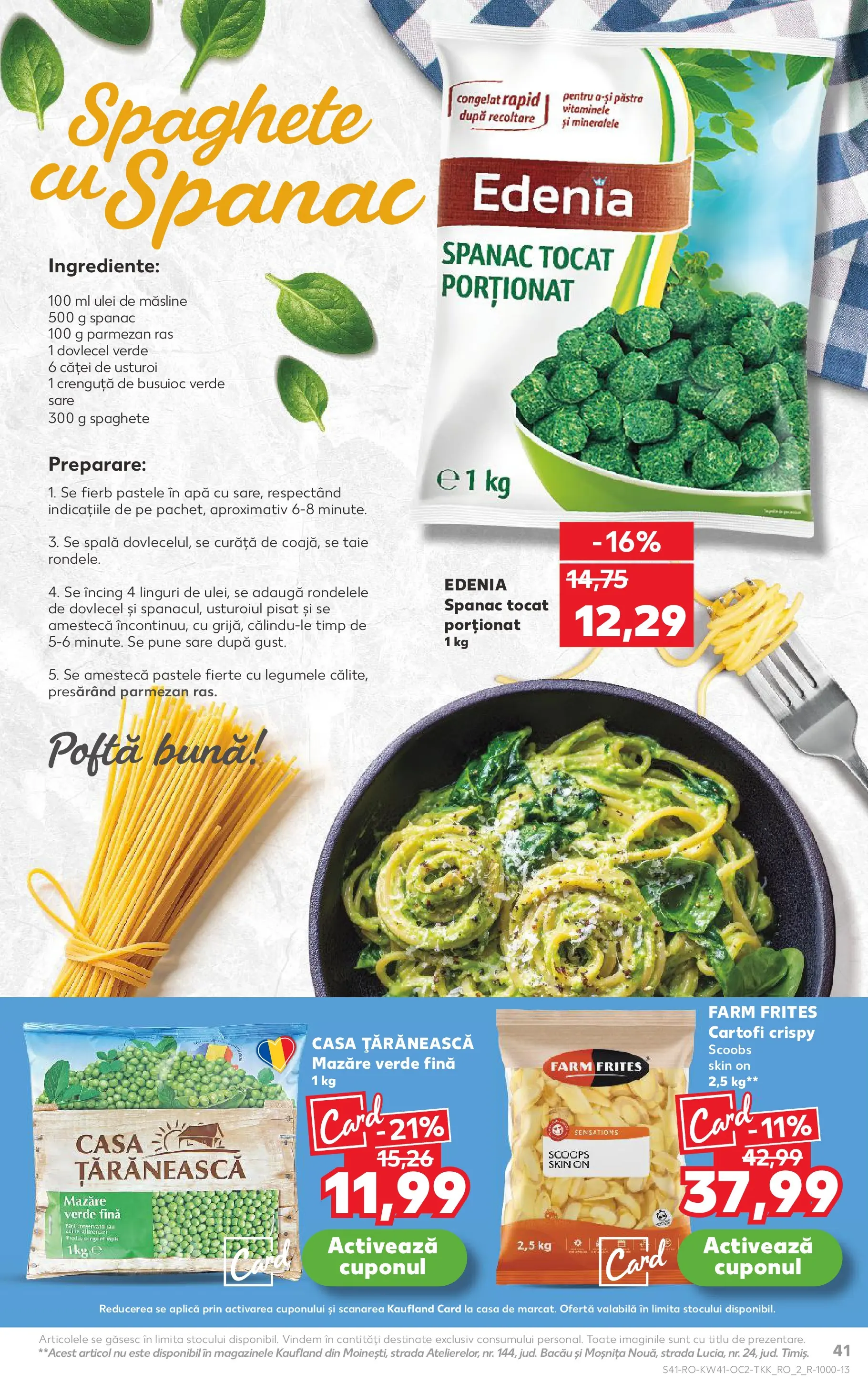 Catalog Kaufland 8 - 13 Octombrie 2025 | Pagina 41 | Produse: Măsline, Ulei, Cartofi, Apă