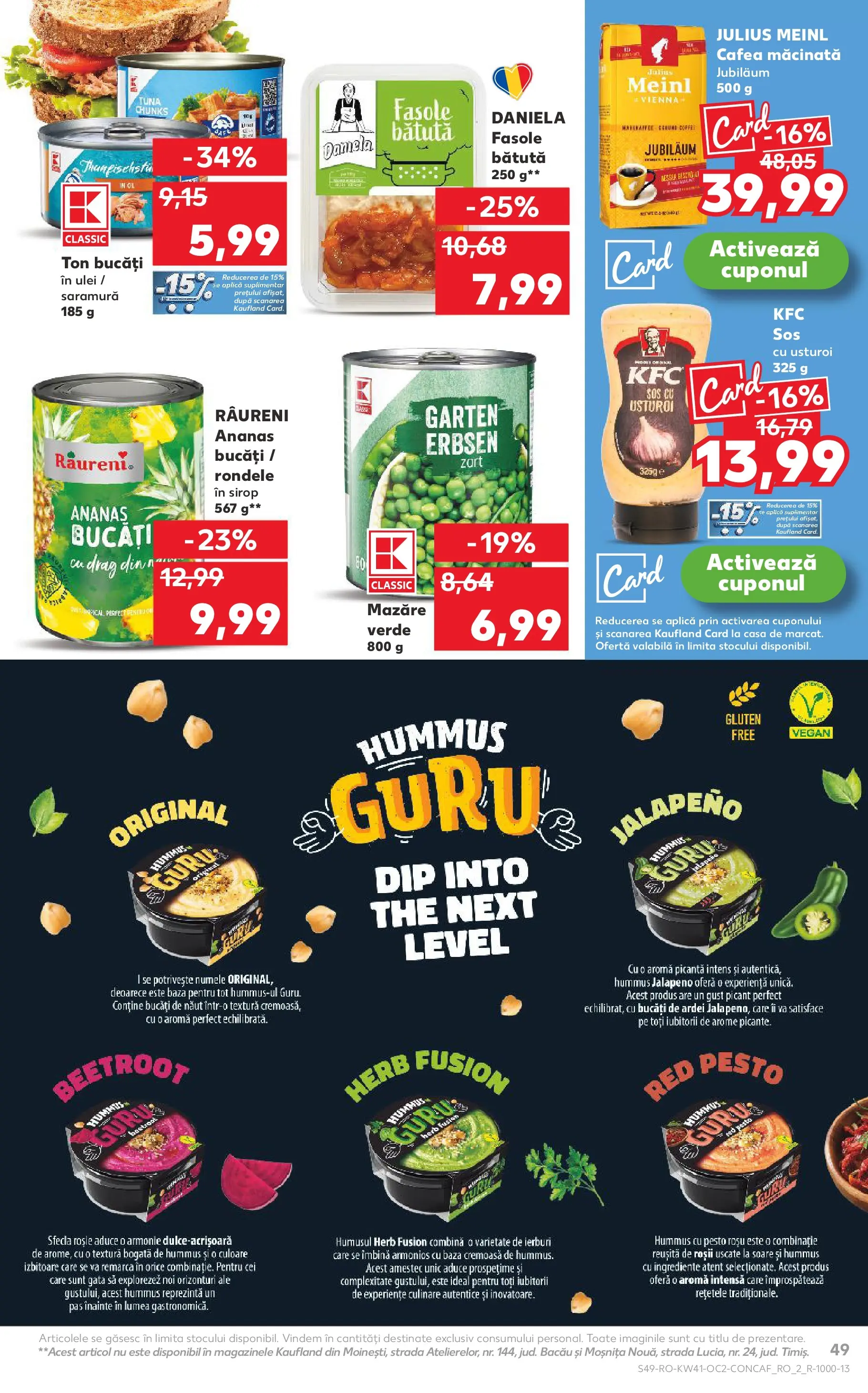 Catalog Kaufland 8 - 13 Octombrie 2025 | Pagina 49 | Produse: Mazăre, Ardei, Usturoi, Sfeclă