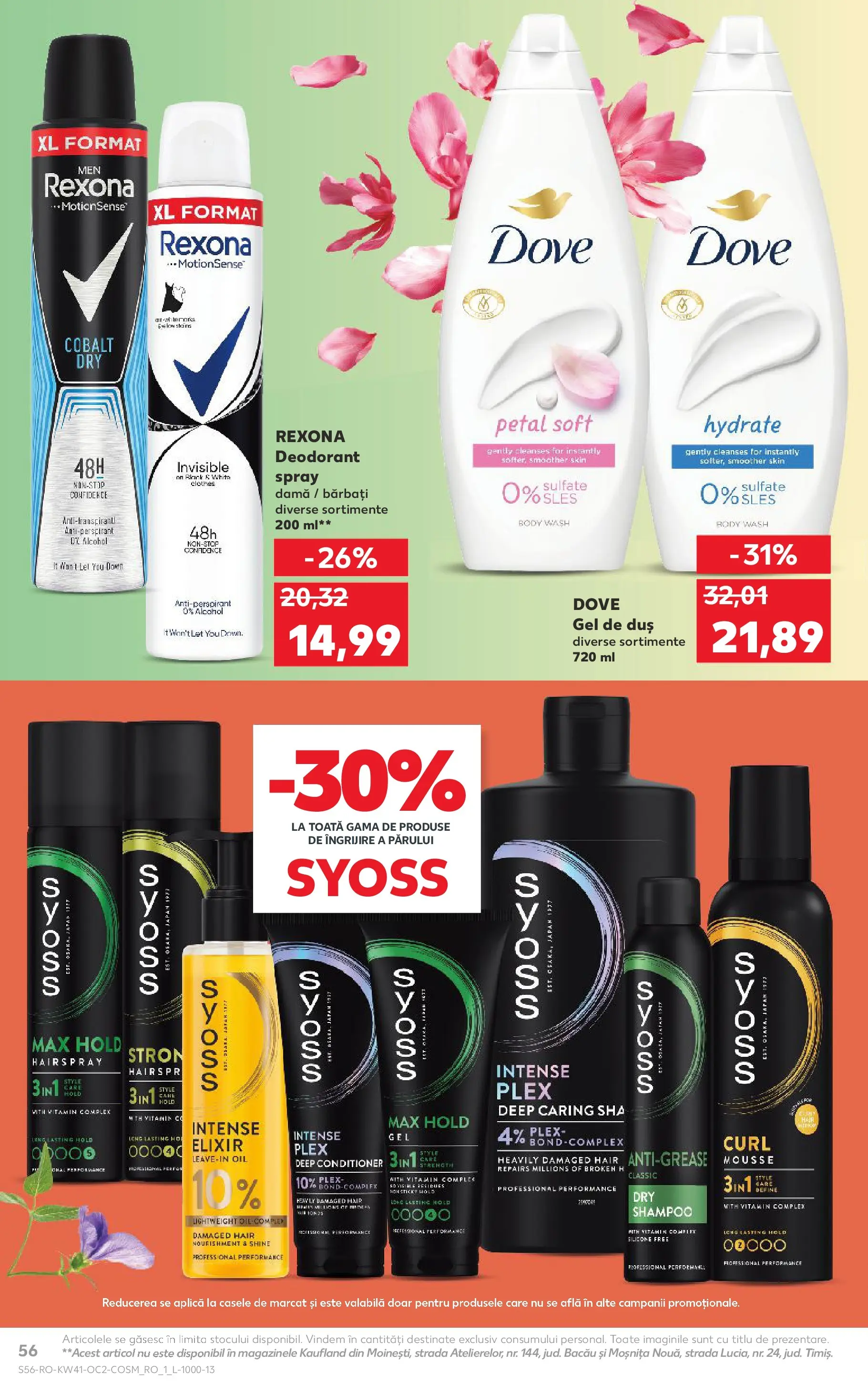 Catalog Kaufland 8 - 13 Octombrie 2025 | Pagina 56 | Produse: Elixir, Body, Duș, Gel de duș