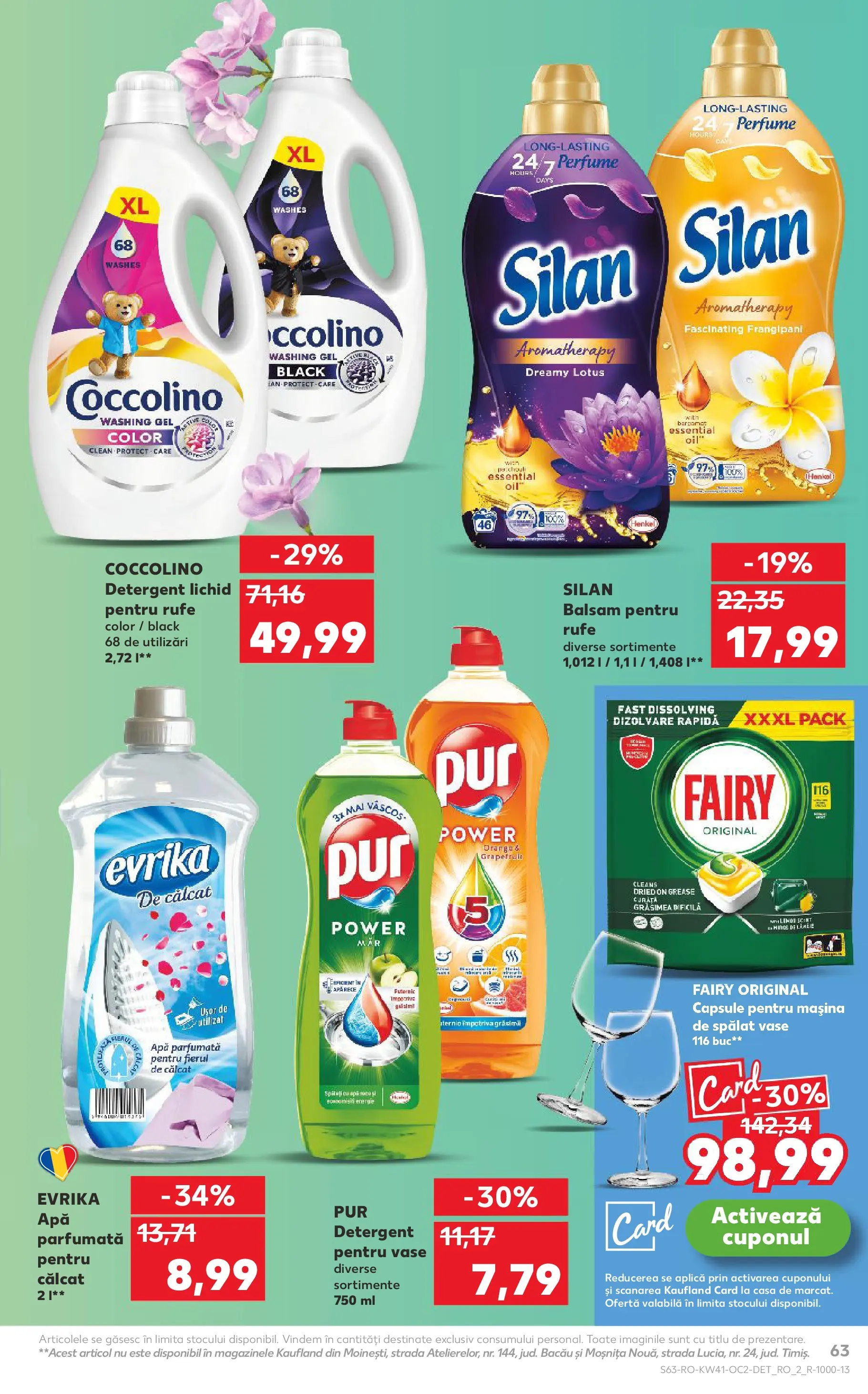 Catalog Kaufland 8 - 13 Octombrie 2025 | Pagina 63 | Produse: Mașină De Spălat, Balsam, Yorgan, Detergent