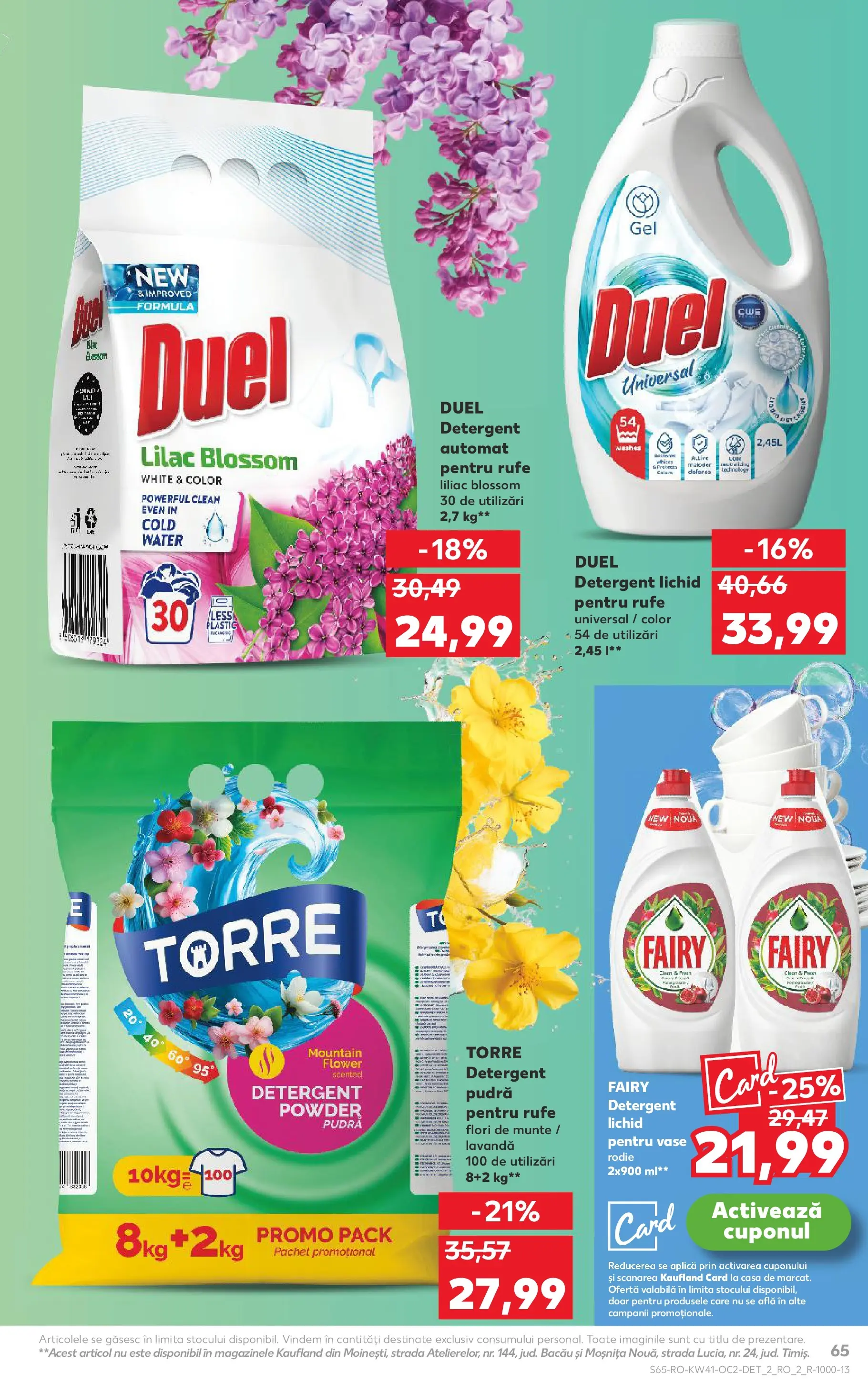 Catalog Kaufland 8 - 13 Octombrie 2025 | Pagina 65 | Produse: Pomelo, Kedi Ödül Oyuncakları, Pudră, Detergent