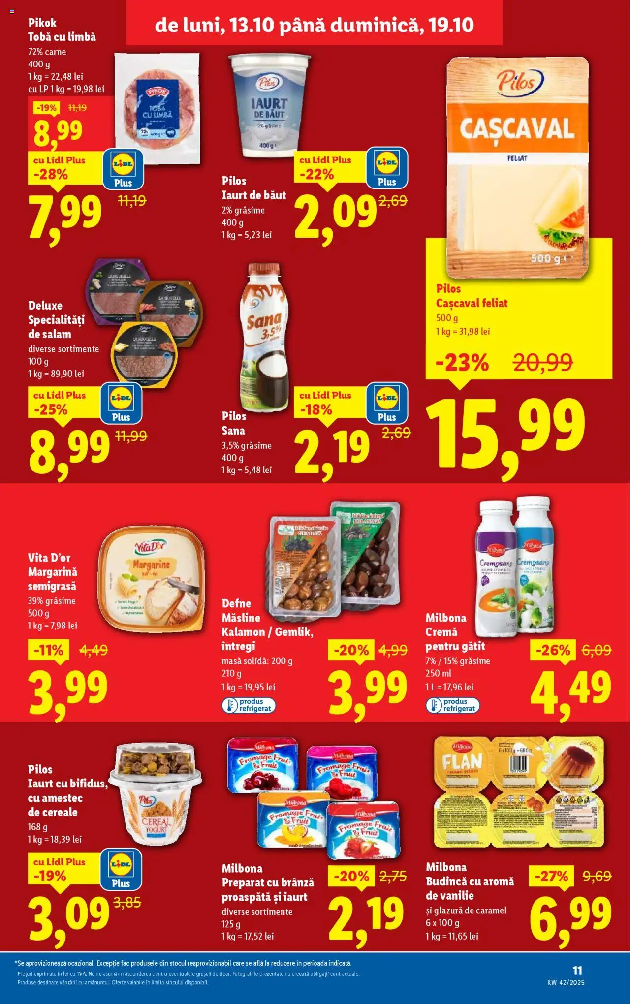 Catalog LIDL 13 - 18 Octombrie 2025 | Pagina 11 | Produse: Iaurt, Cremă, Salam, Cereale