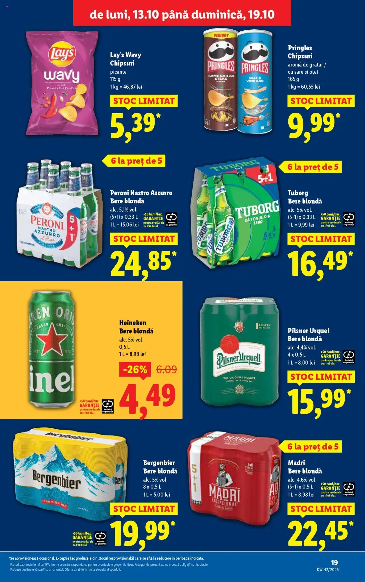 Catalog LIDL 13 - 18 Octombrie 2025 | Pagina 19 | Produse: Grătar, Oțet, Plastik Kulübe, Chipsuri
