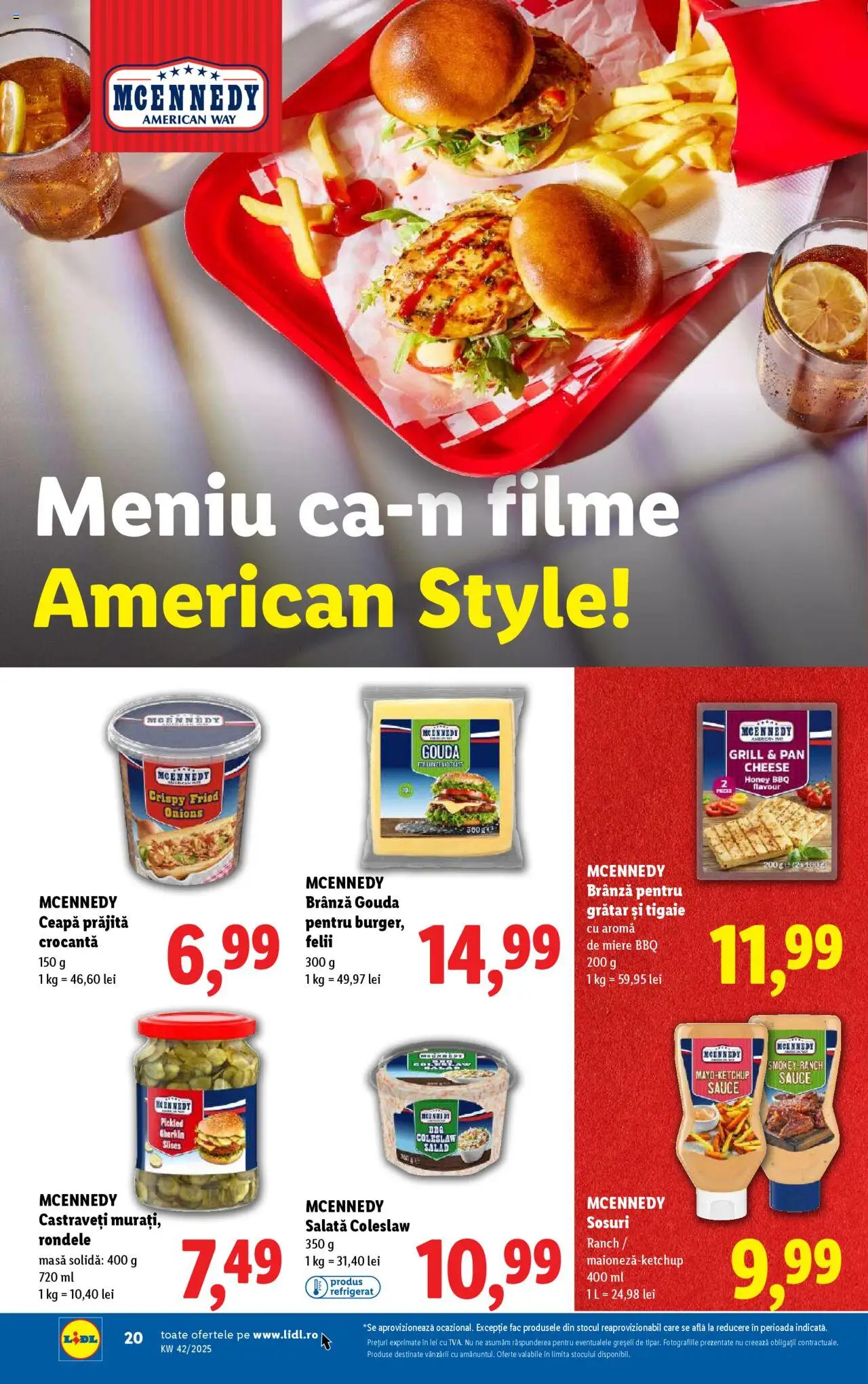 Catalog LIDL 13 - 18 Octombrie 2025 | Pagina 20 | Produse: Grill, Grătar, Salată, Gouda