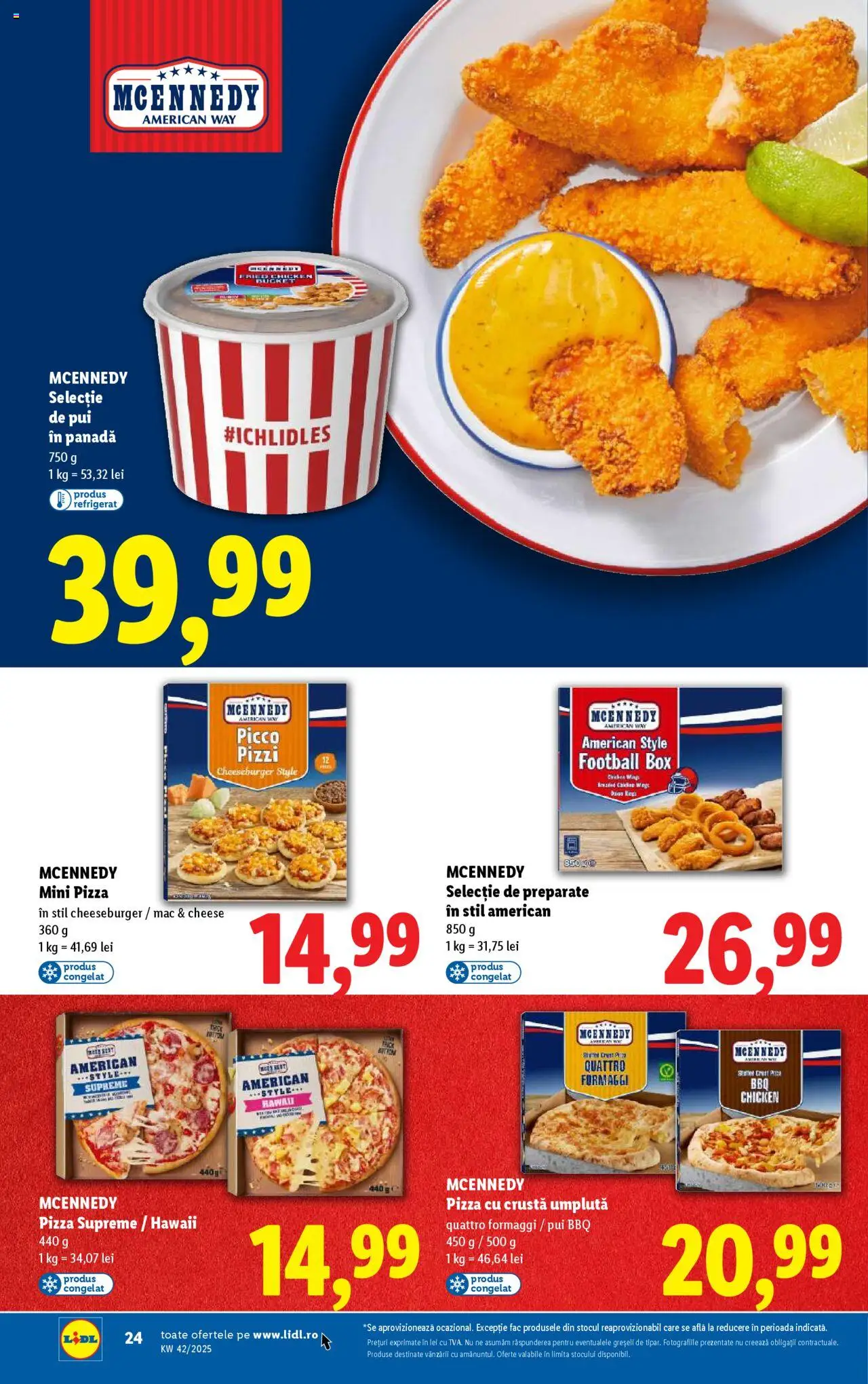 Catalog LIDL 13 - 18 Octombrie 2025 | Pagina 24 | Produse: Delgeç, Hacıyatmaz Kedi Oyuncağı, Pizza