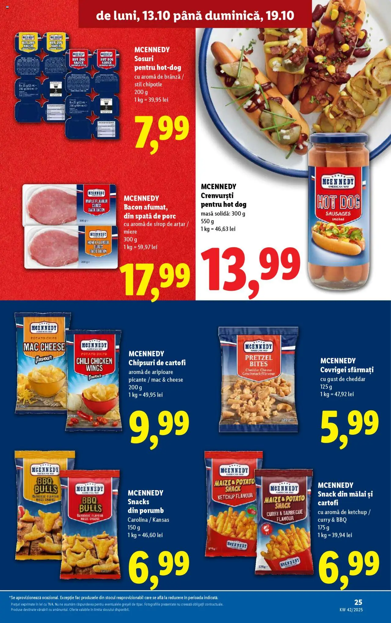 Catalog LIDL 13 - 18 Octombrie 2025 | Pagina 25 | Produse: Mălai, Chipsuri, Ketchup, Cartofi