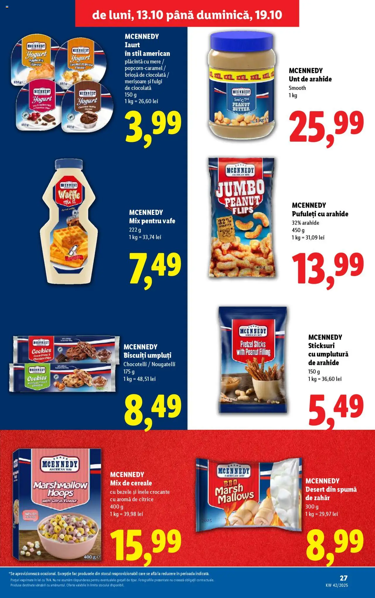 Catalog LIDL 13 - 18 Octombrie 2025 | Pagina 27 | Produse: Plăcintă, Iaurt, Apple, Mere