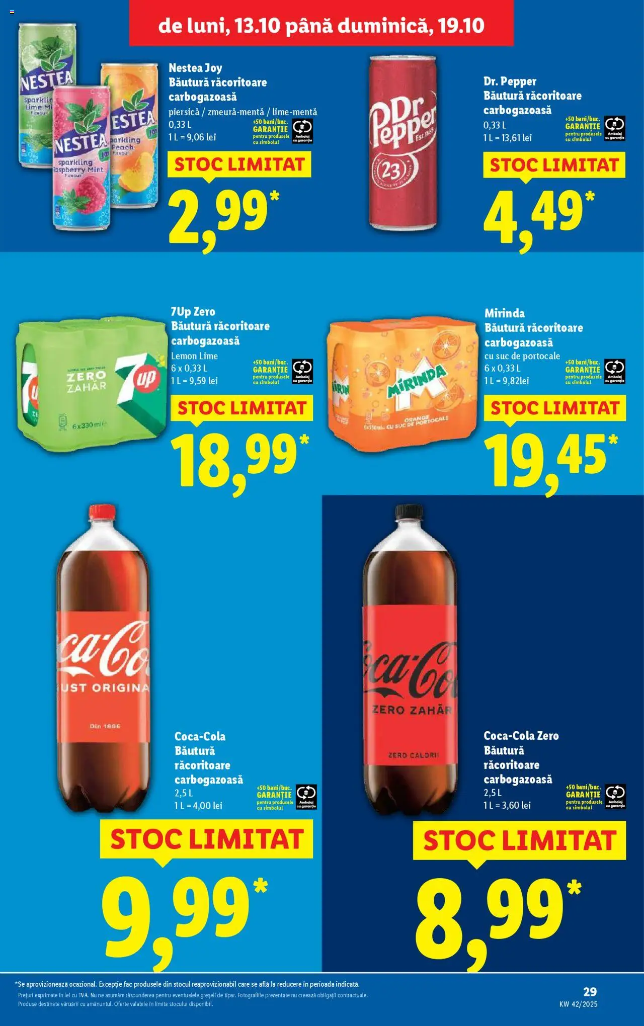 Catalog LIDL 13 - 18 Octombrie 2025 | Pagina 29 | Produse: Piersică, Lime, Suc, Portocale
