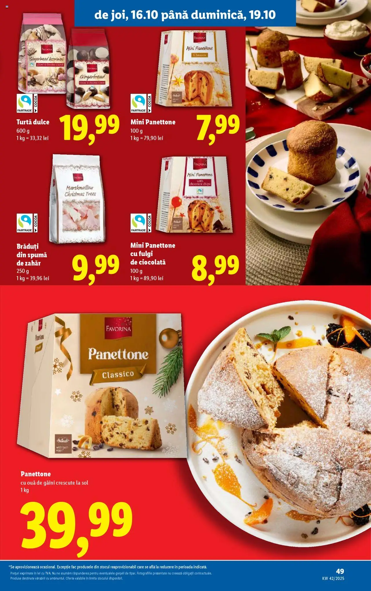 Catalog LIDL 13 - 18 Octombrie 2025 | Pagina 49 | Produse: Ouă, Ciocolată, Turtă dulce, Zahăr