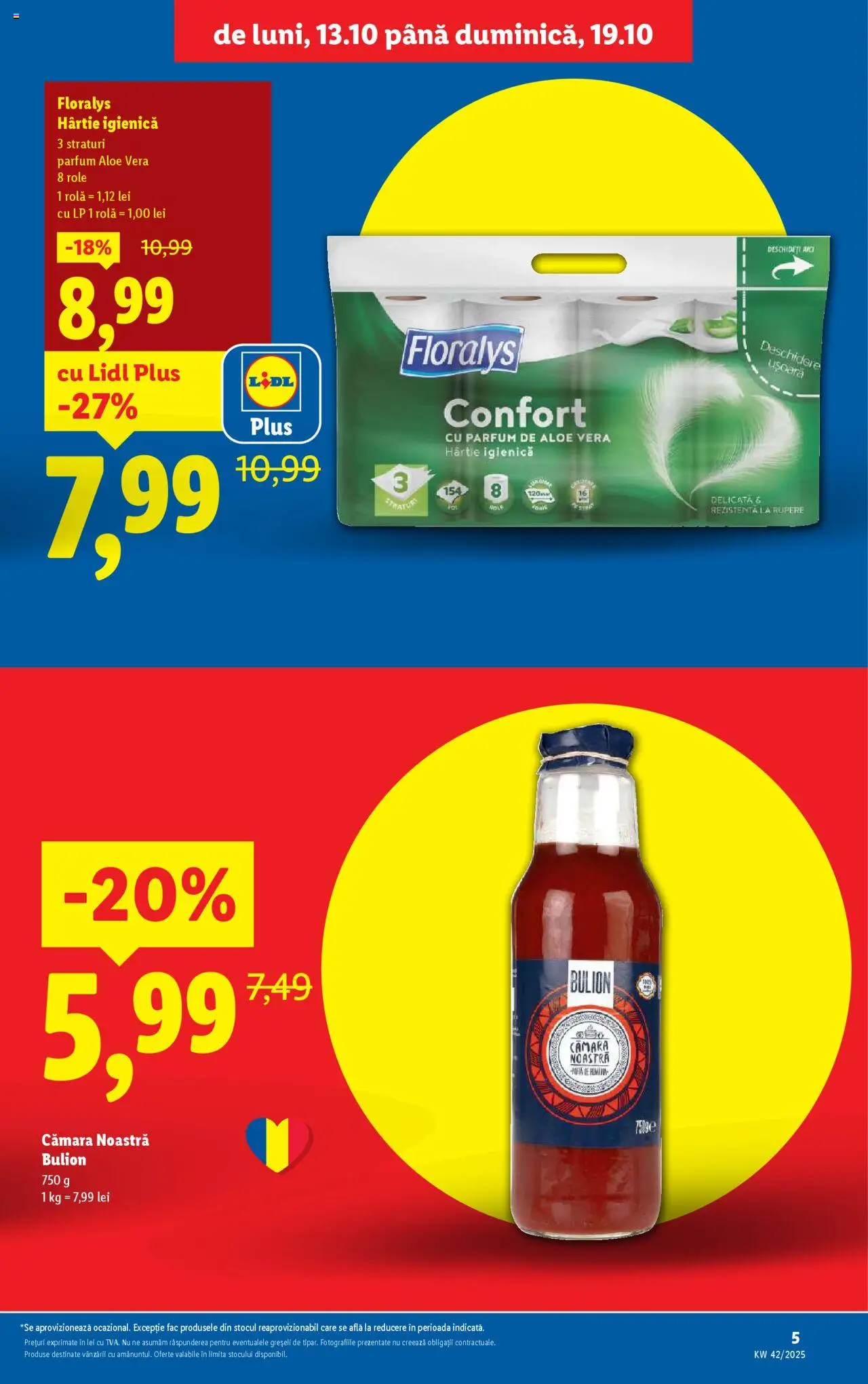 Catalog LIDL 13 - 18 Octombrie 2025 | Pagina 5 | Produse: Aloe vera, Role, Parfum