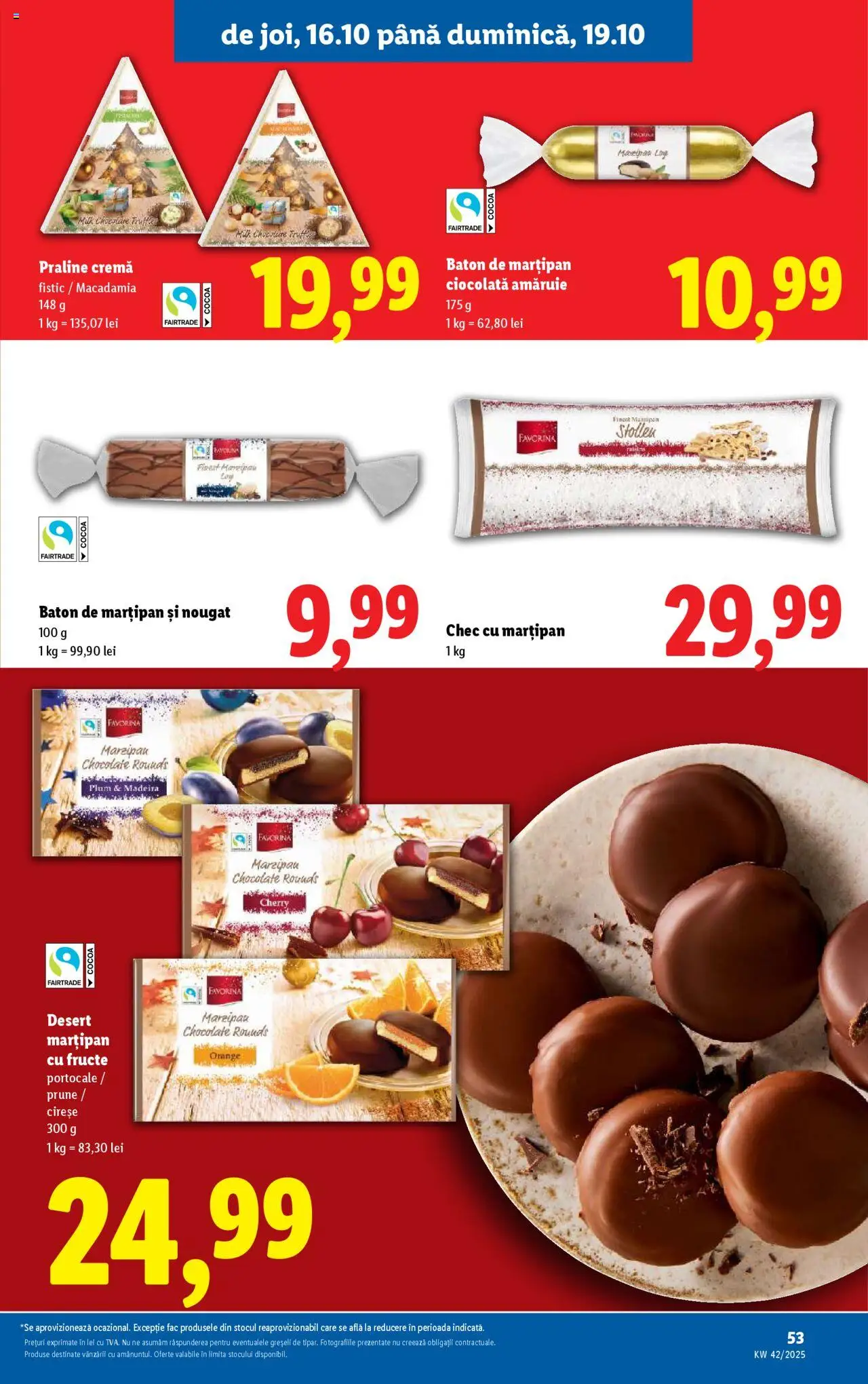Catalog LIDL 13 - 18 Octombrie 2025 | Pagina 53 | Produse: Praline, Portocale, Fistic, Prune