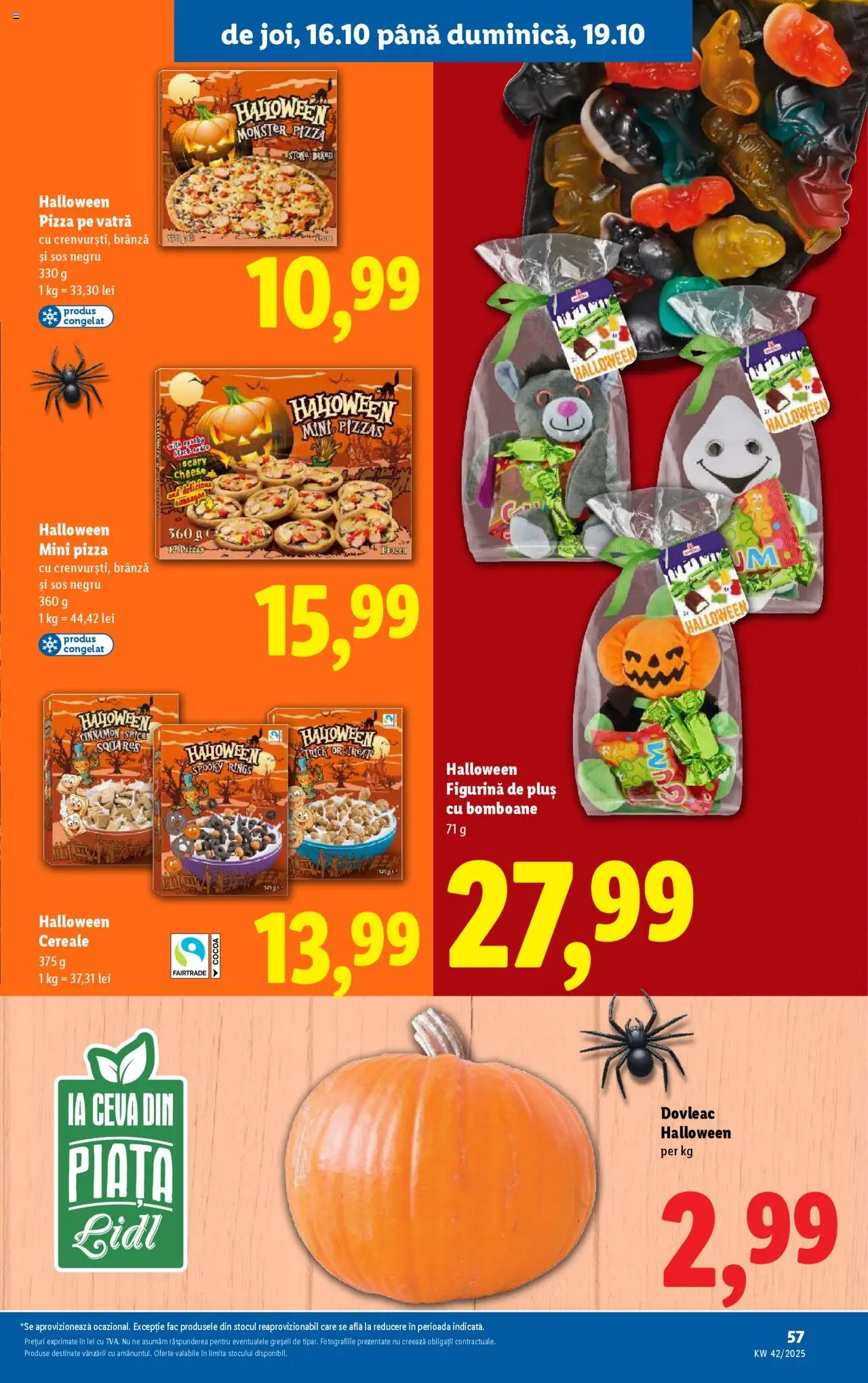 Catalog LIDL 13 - 18 Octombrie 2025 | Pagina 57 | Produse: Brânză, Pizza, Cereale, Sos