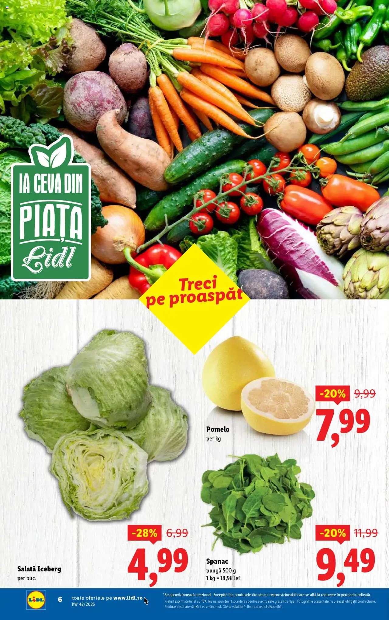 Catalog LIDL 13 - 18 Octombrie 2025 | Pagina 6 | Produse: Pungă, Salată